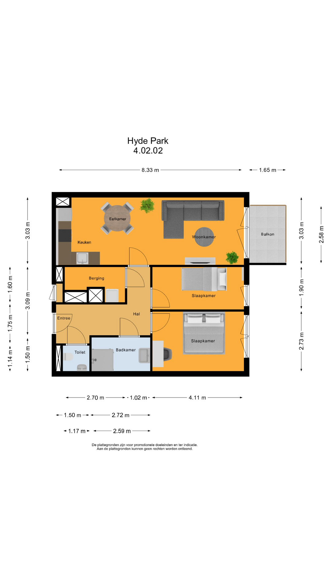 Knightsbridge Hyde Park huis 4 type 1 0ong, 2132 HN Hoofddorp map