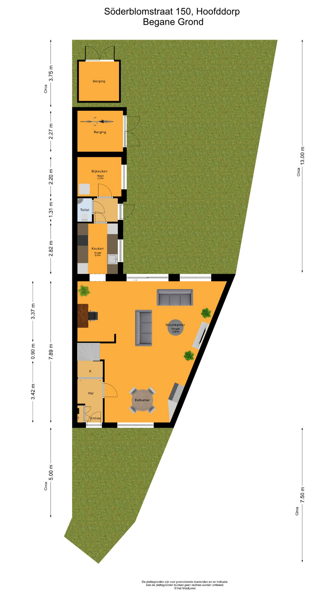 Soderblomstraat 150 , 2131 GN Hoofddorp map