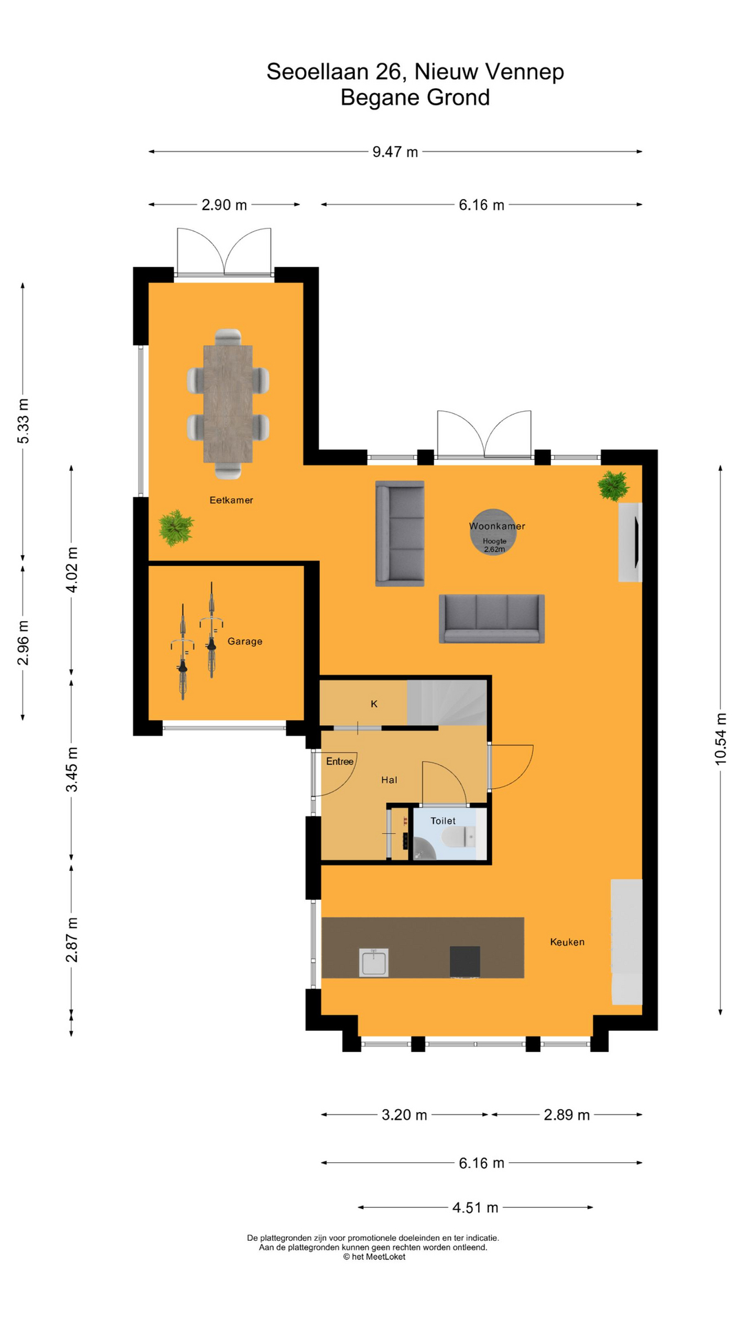 Seoellaan 26 , 2152 KK Nieuw-vennep map