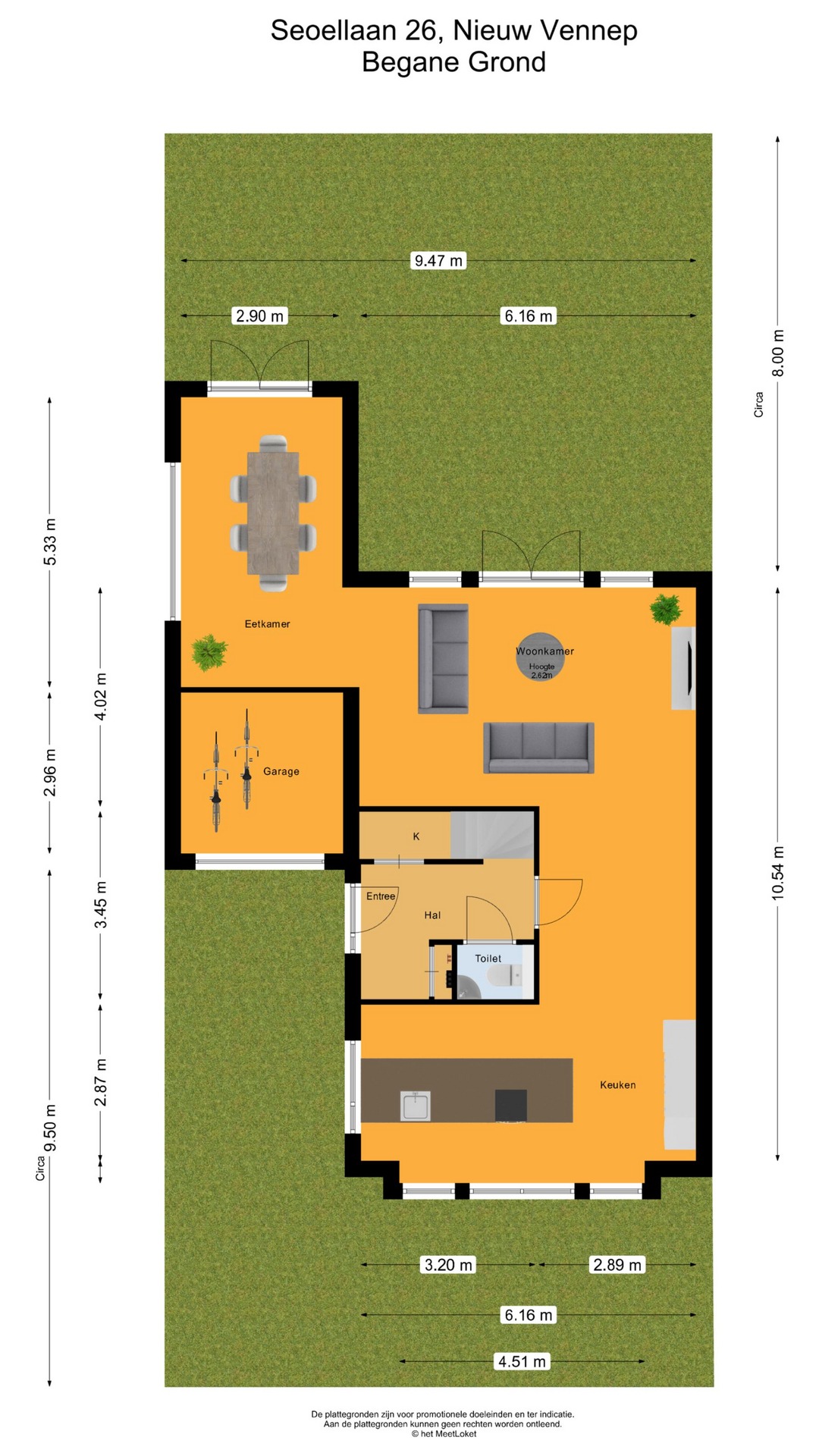 Seoellaan 26 , 2152 KK Nieuw-vennep map