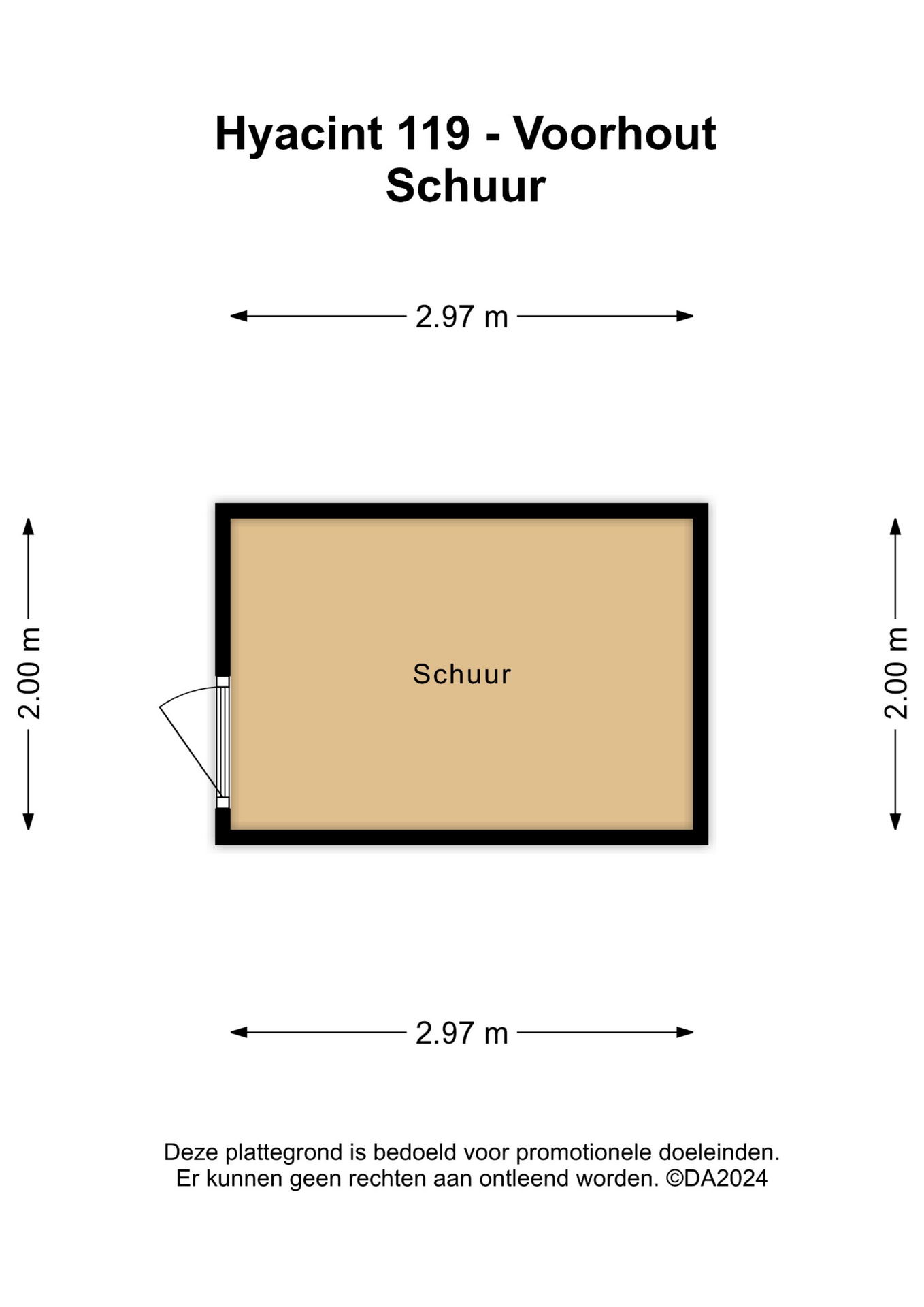 Hyacint 119 , 2215 CT Voorhout map