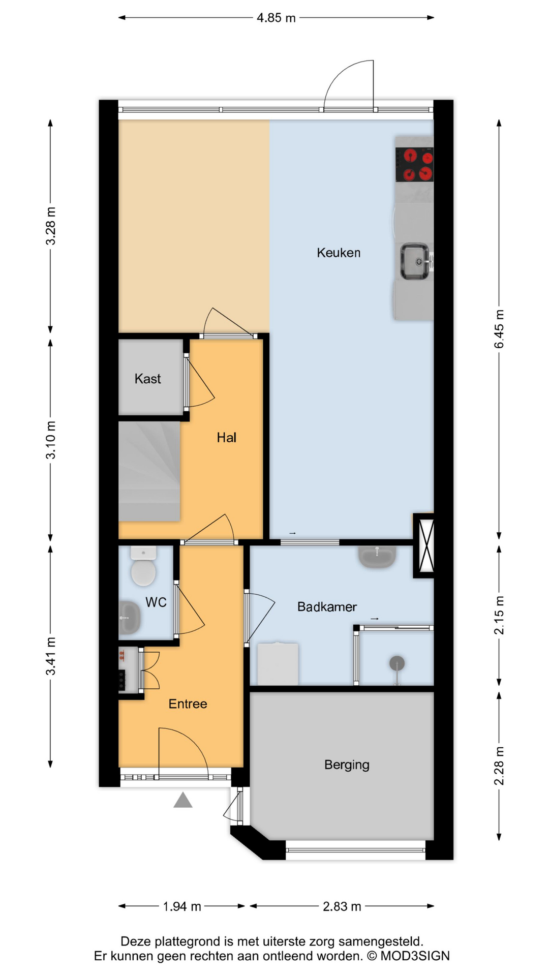 Zwattingburen 64 , 2151 ZL Nieuw-vennep map