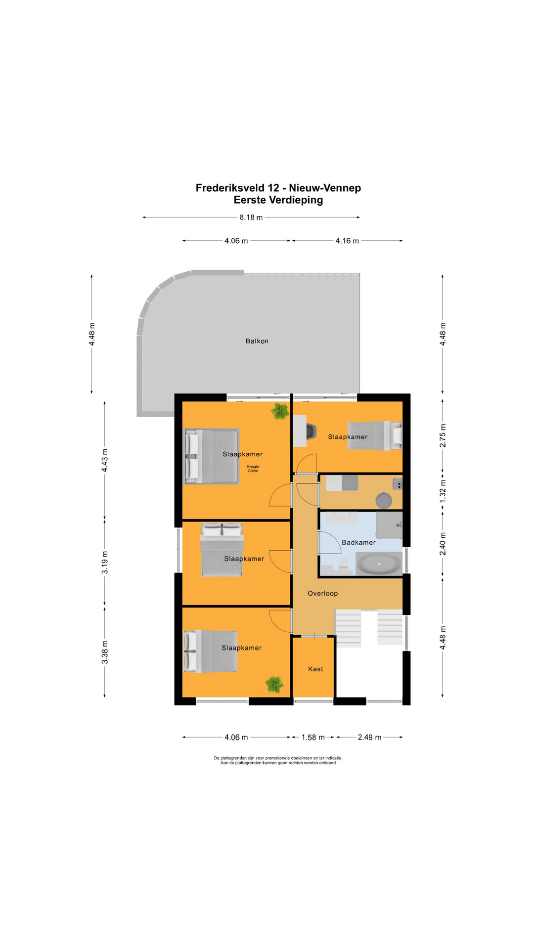 Frederiksveld 12 , 2151 LS Nieuw-vennep map