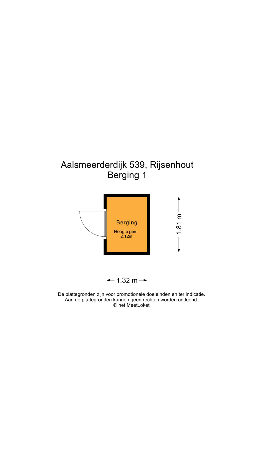 Aalsmeerderdijk 539 , 1435 BR Rijsenhout map
