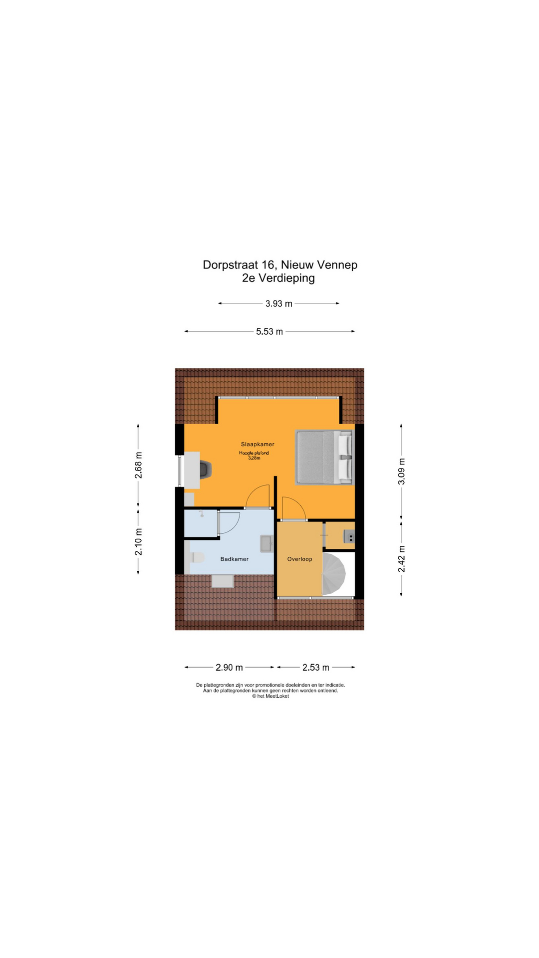 Dorpstraat 16 , 2152 BB Nieuw-vennep map