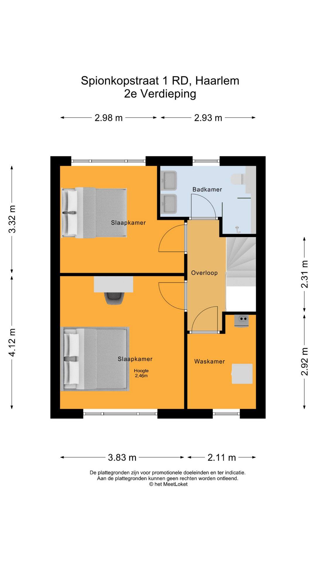 Spionkopstraat 1 RD, 2021 TH Haarlem map