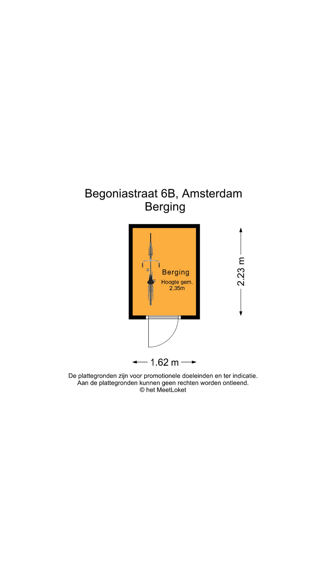 Begoniastraat 6 B, 1031 GM Amsterdam map