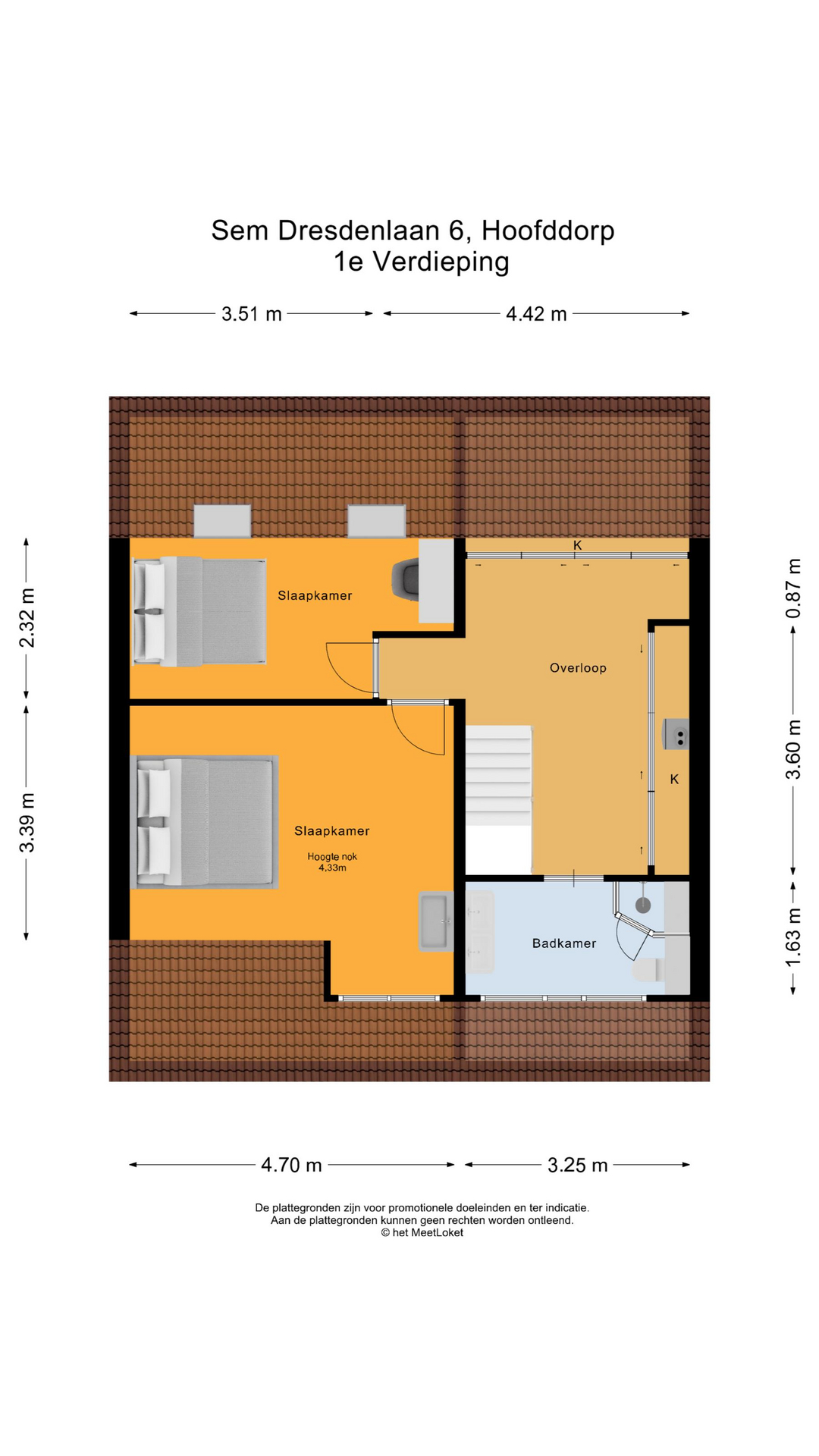 Sem Dresdenlaan 6 , 2132 KS Hoofddorp map