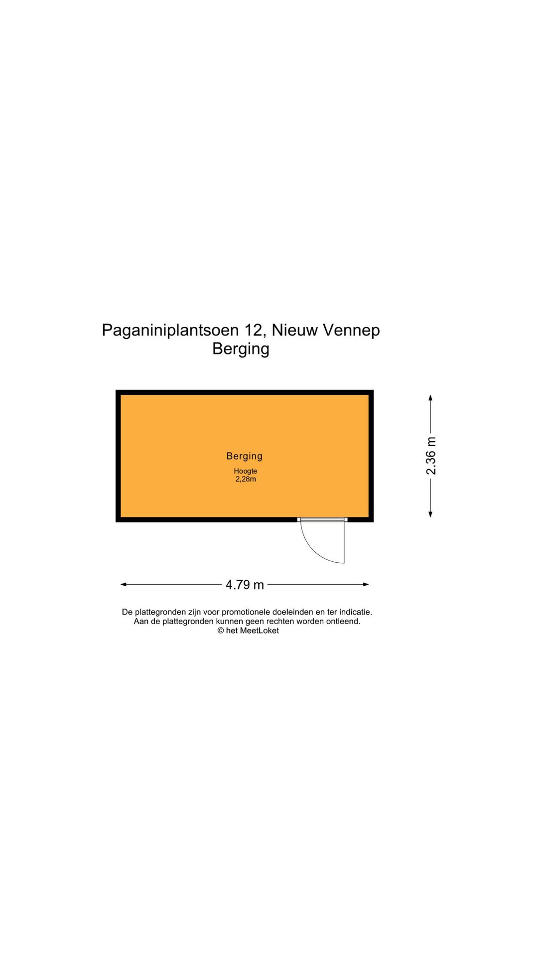 Paganiniplantsoen 12 , 2151 GH Nieuw-vennep map