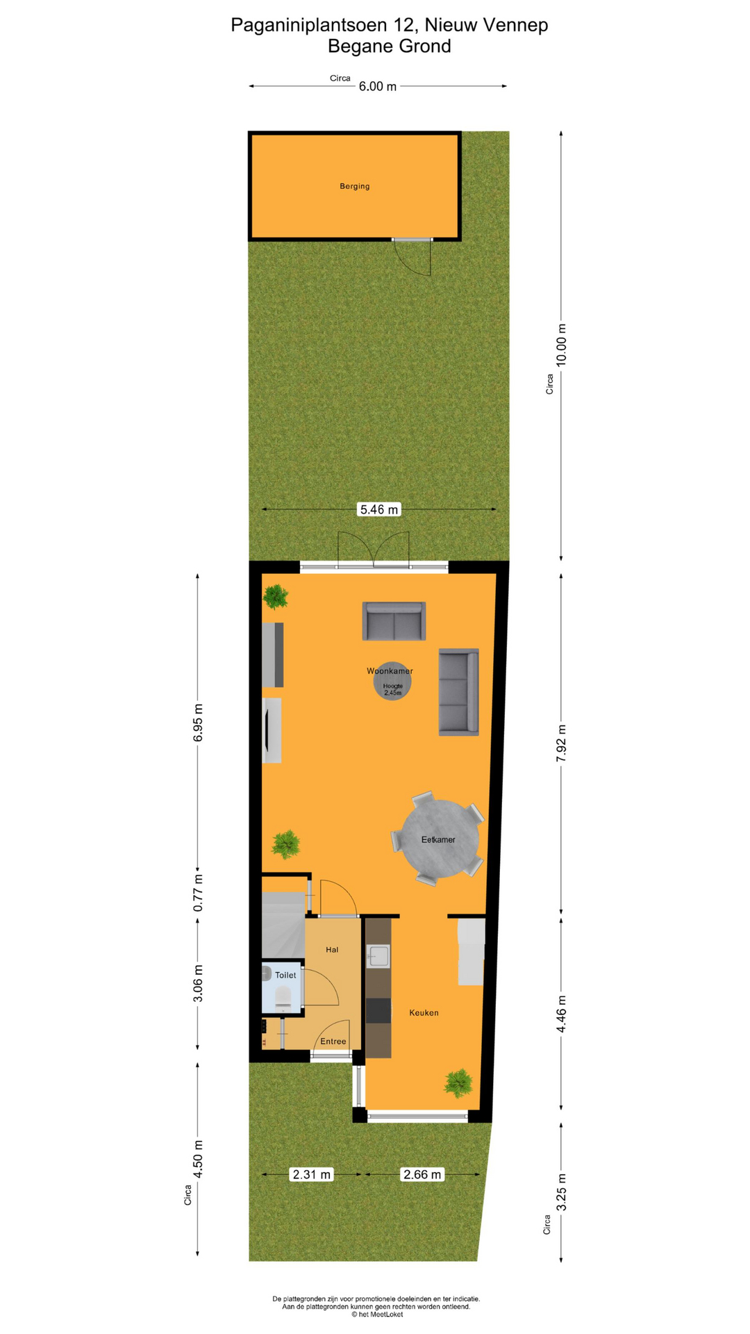 Paganiniplantsoen 12 , 2151 GH Nieuw-vennep map