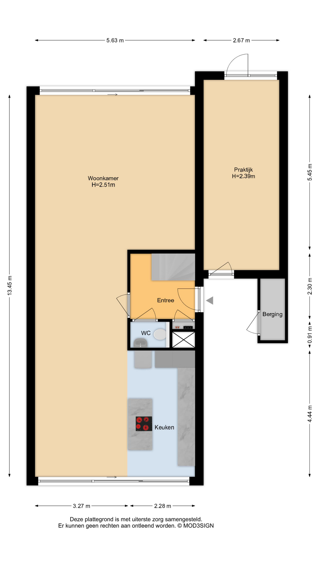 Brandaris 80 , 2134 XT Hoofddorp map