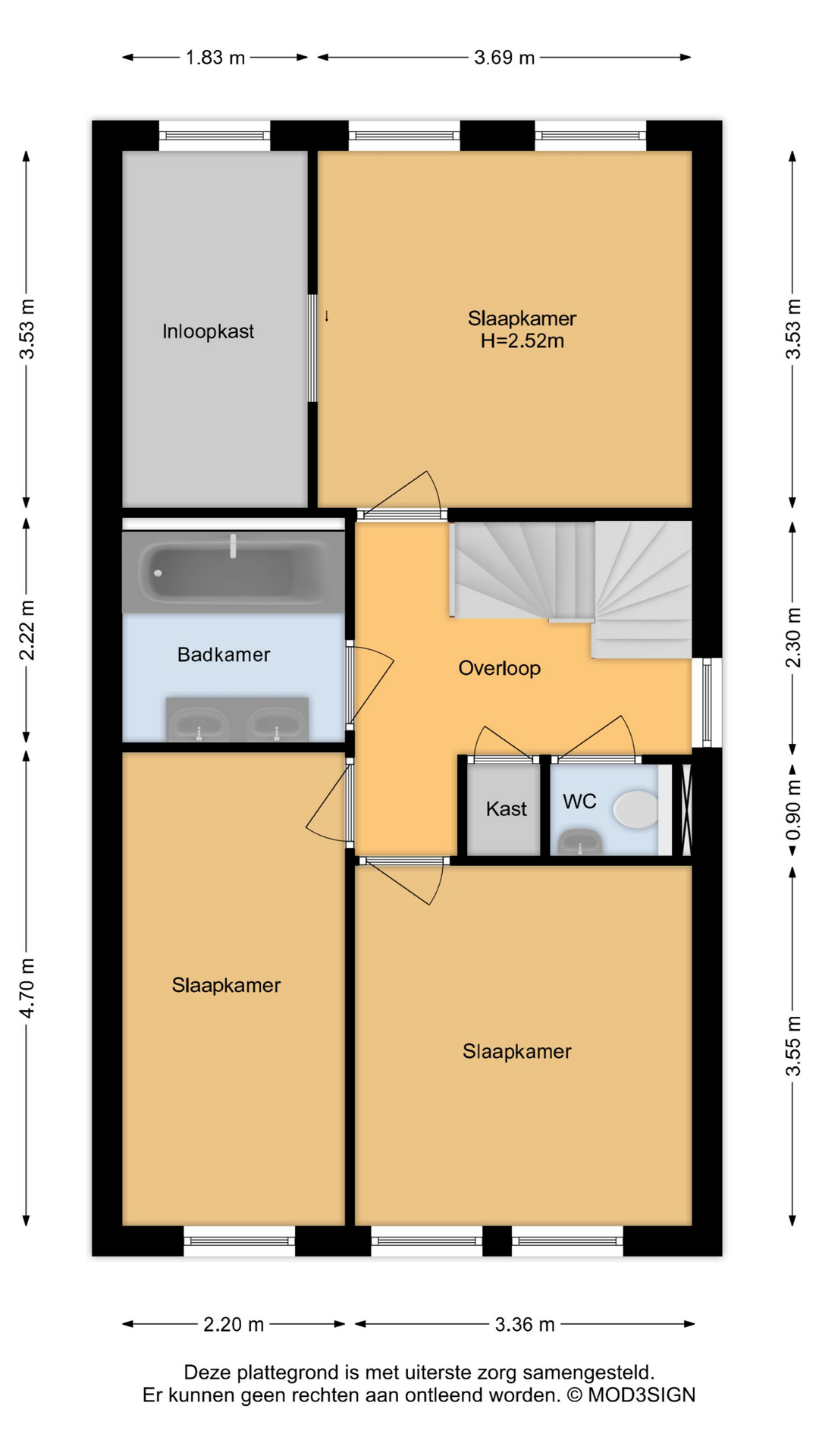 Brandaris 80 , 2134 XT Hoofddorp map