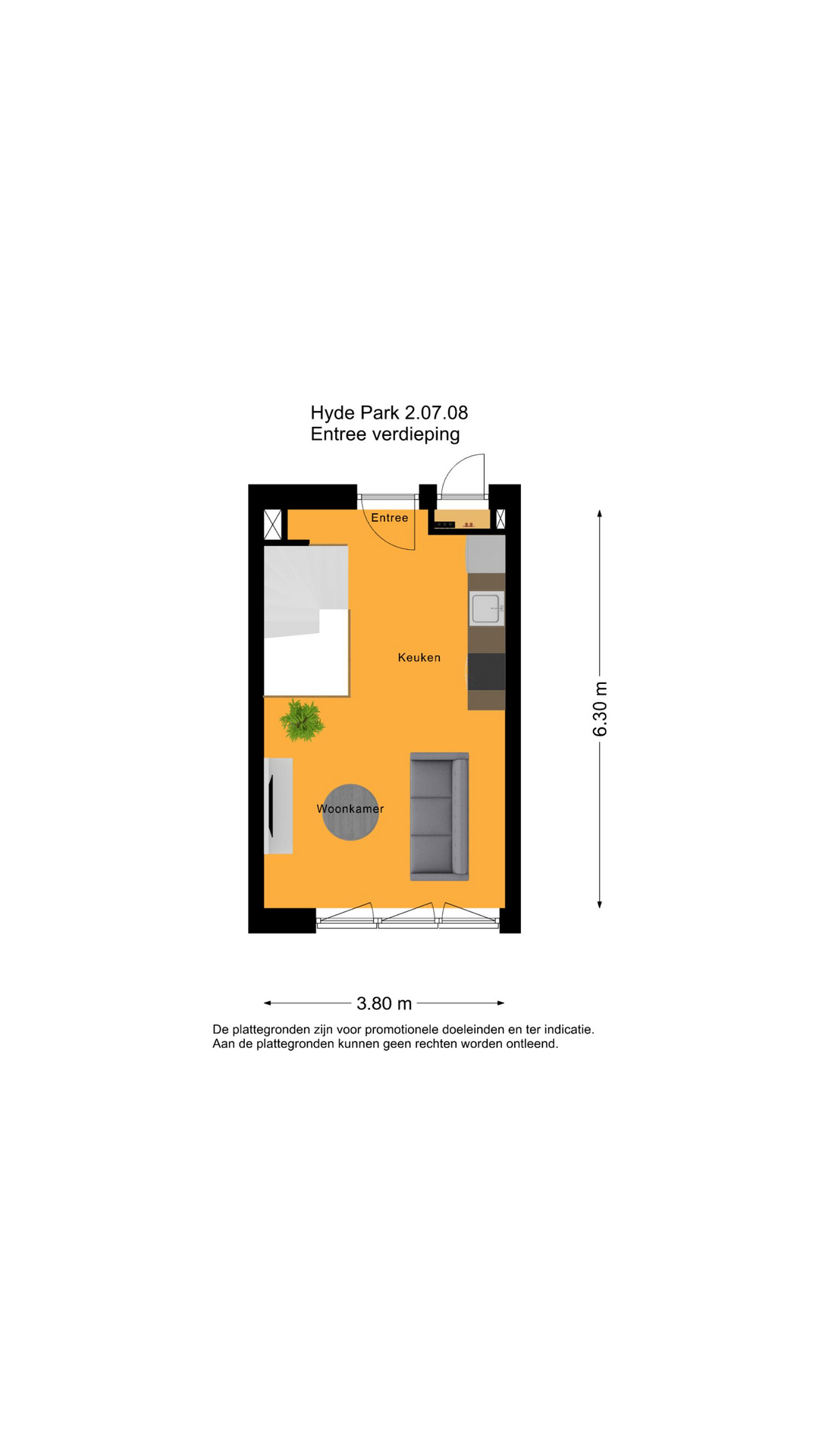 Knightsbridge Hyde Park huis 2 type 7 0 ong, 2132 HN Hoofddorp map