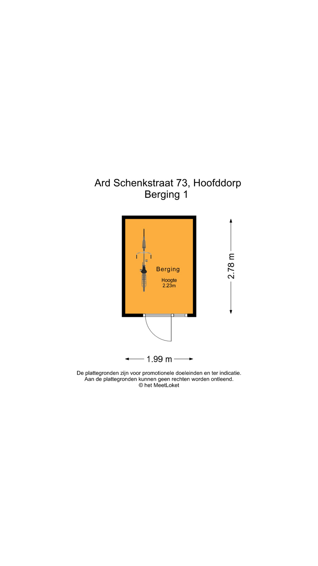 Ard Schenkstraat 73 , 2134 CK Hoofddorp map