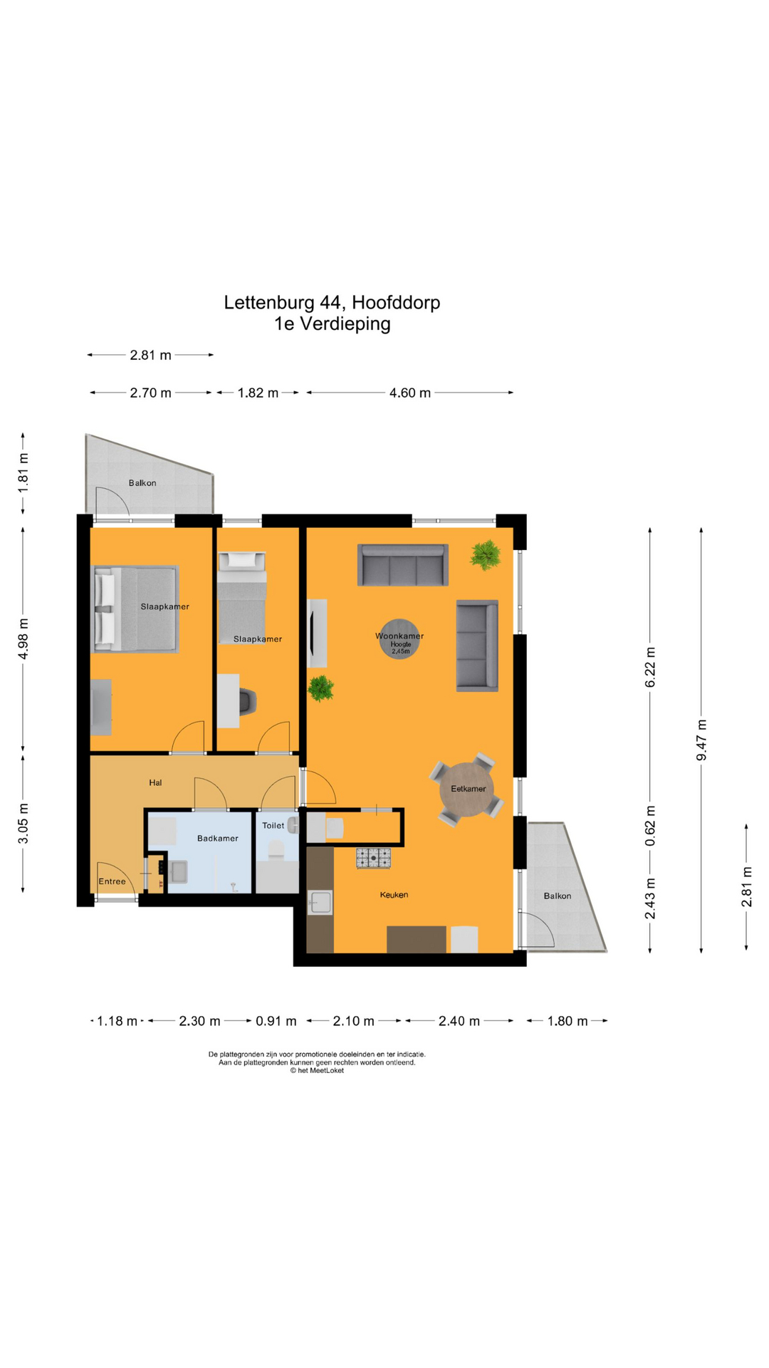 Lettenburg 44 , 2135 DG Hoofddorp map