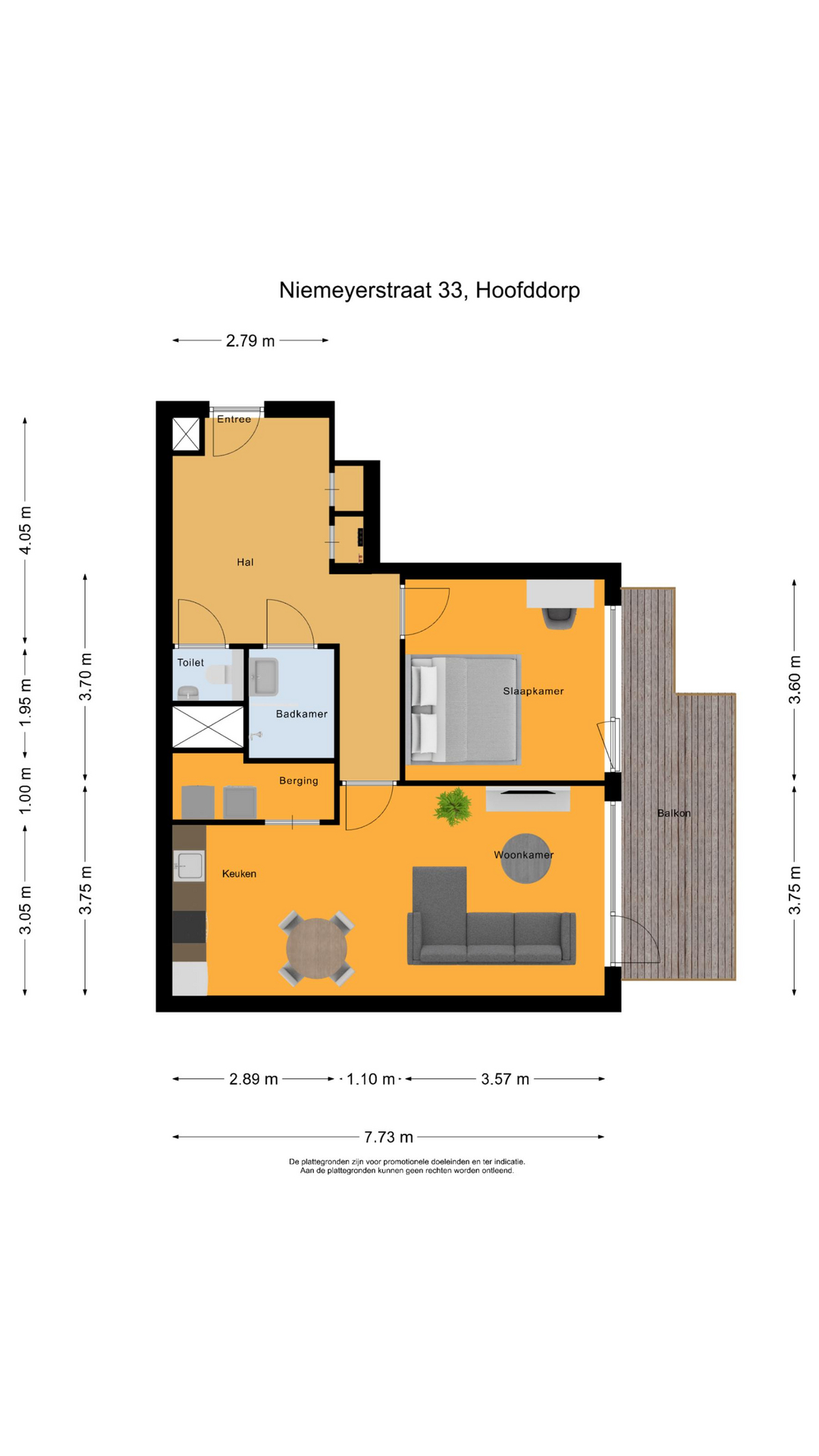 Niemeyerstraat 33 , 2132 HE Hoofddorp map