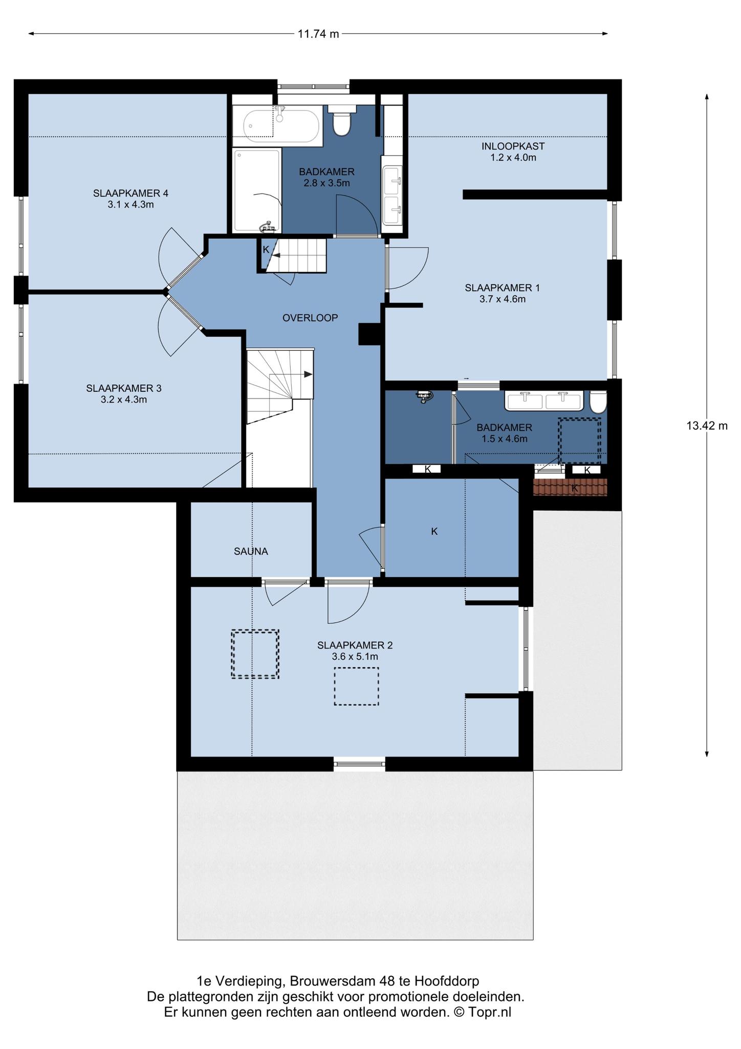 Brouwersdam 48 , 2134 WZ Hoofddorp map