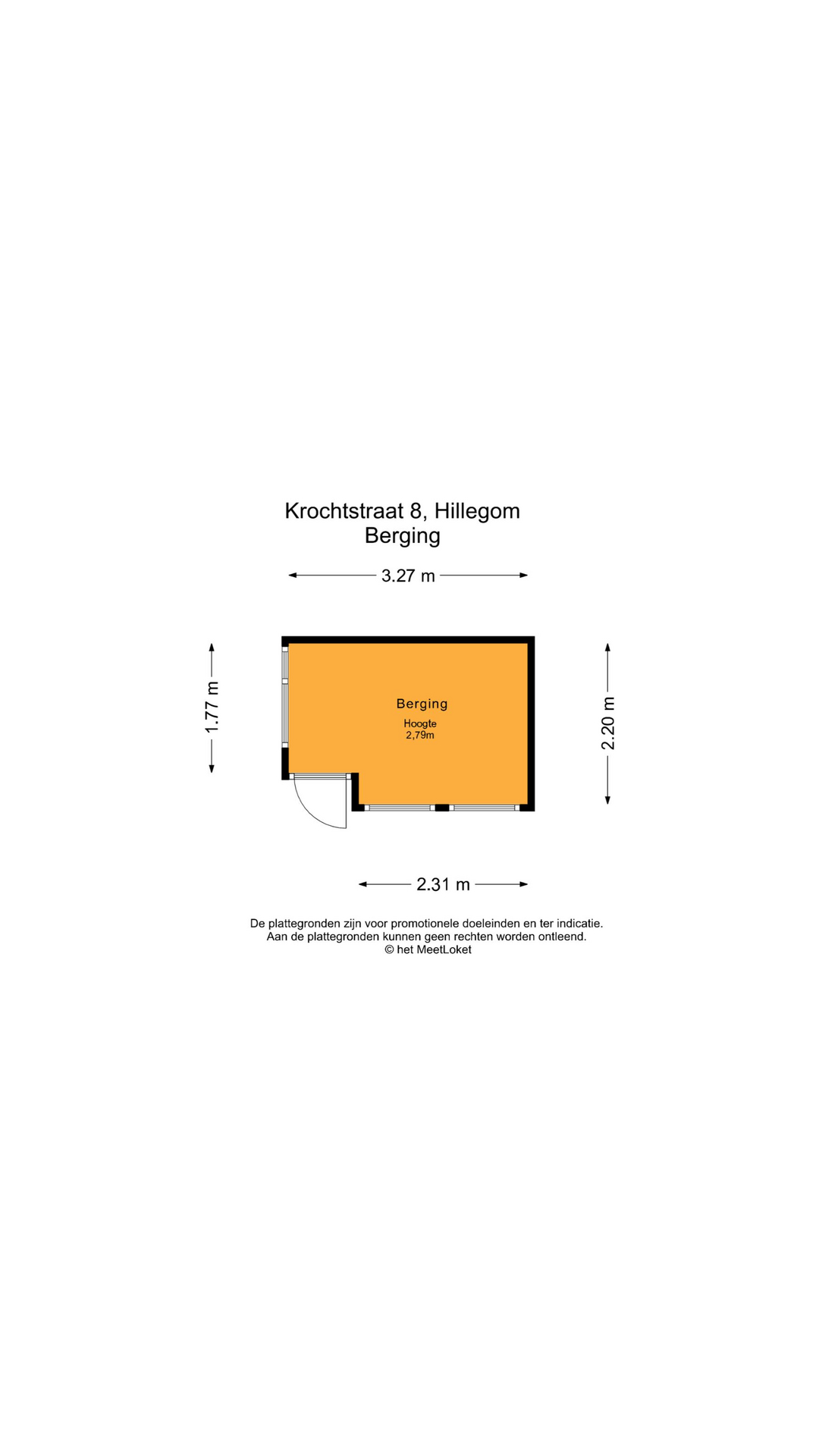 Krochtstraat 8 , 2181 BC Hillegom map