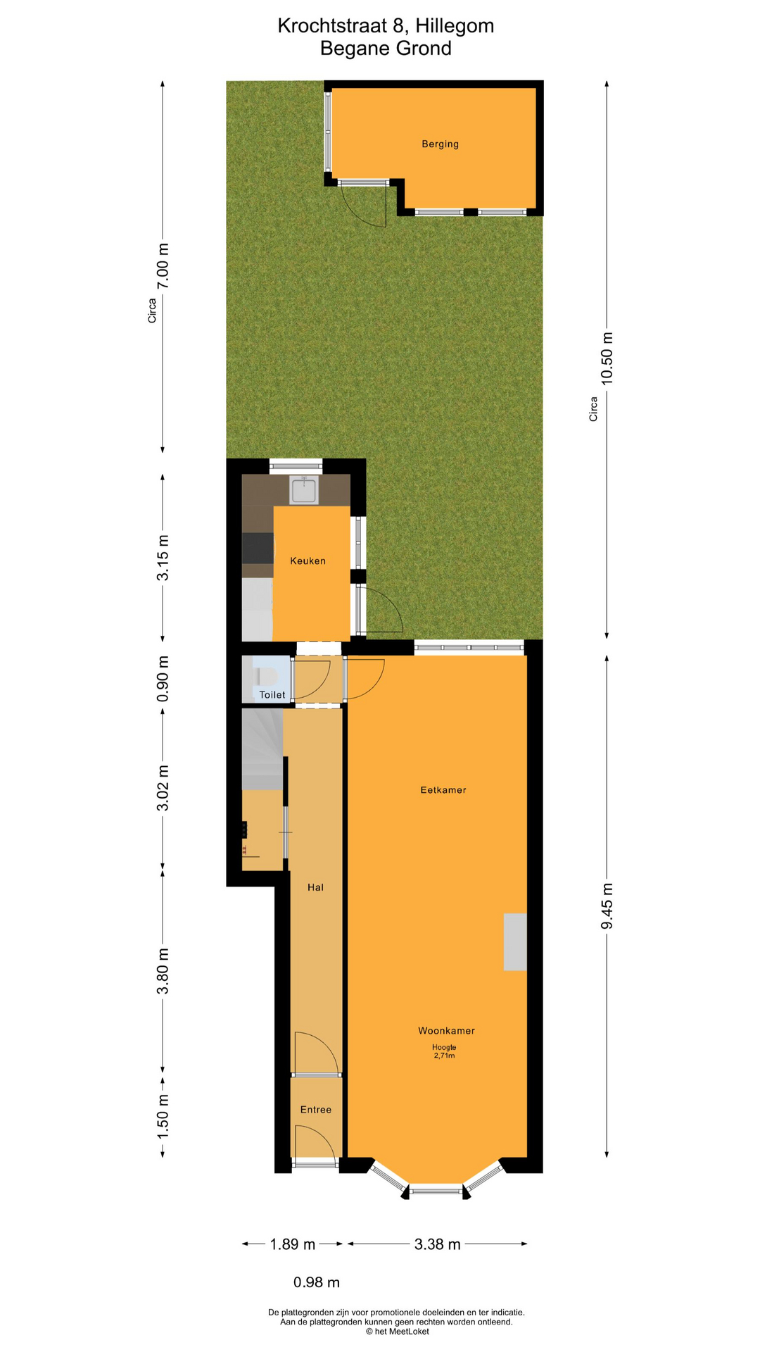 Krochtstraat 8 , 2181 BC Hillegom map