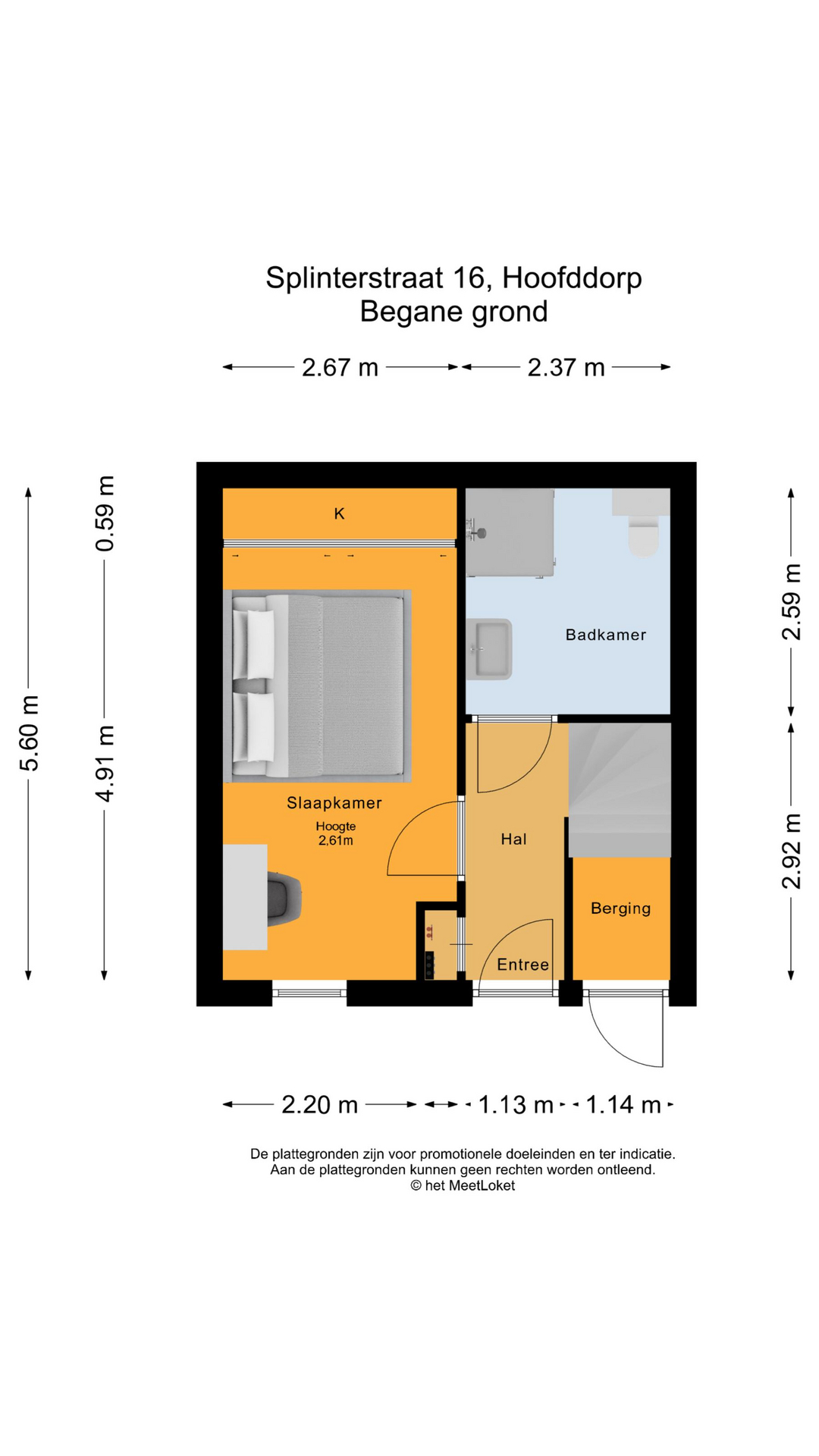 Splinterstraat 16 , 2134 LX Hoofddorp map