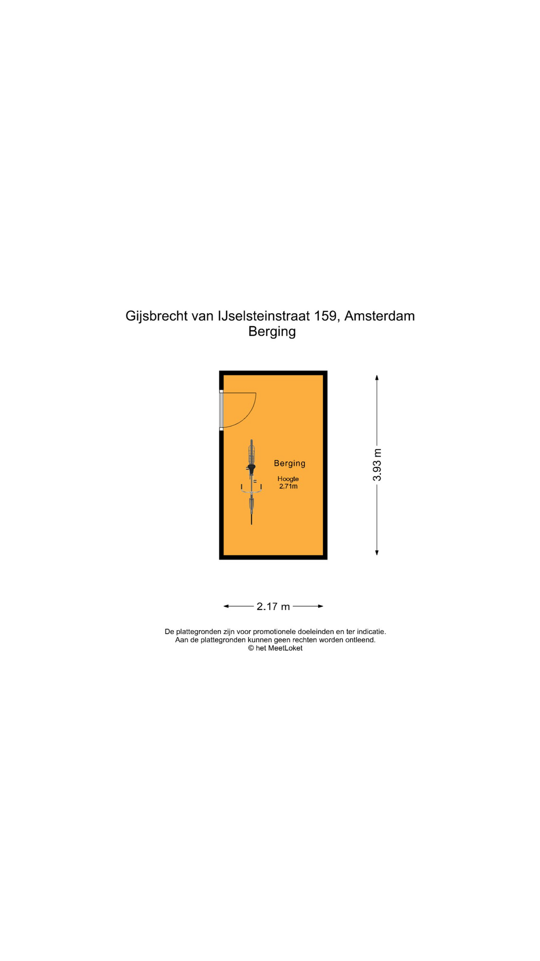 Gijsbrecht van IJselsteinstraat 159 , 1082 KH Amsterdam map