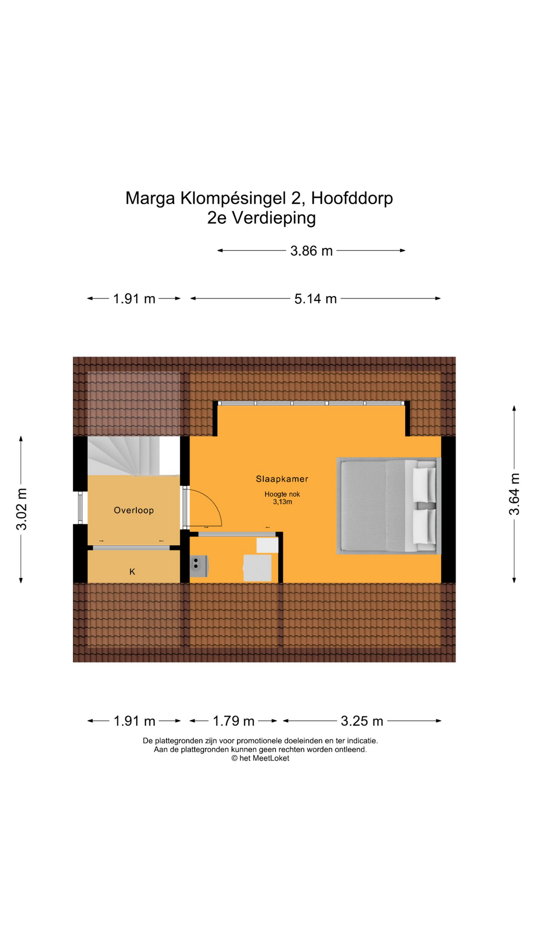 Marga Klompesingel 2 , 2135 JA Hoofddorp map