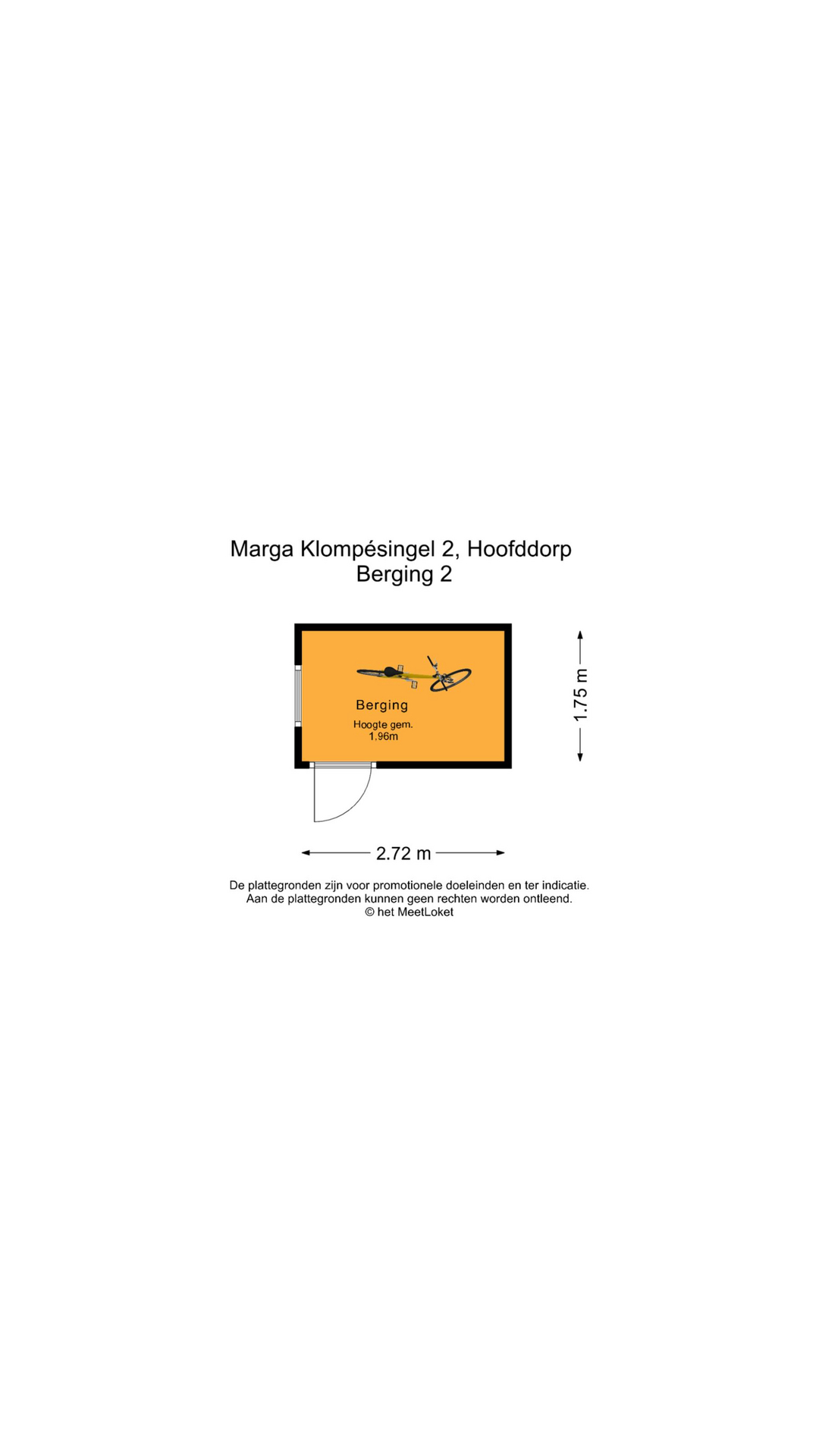 Marga Klompesingel 2 , 2135 JA Hoofddorp map