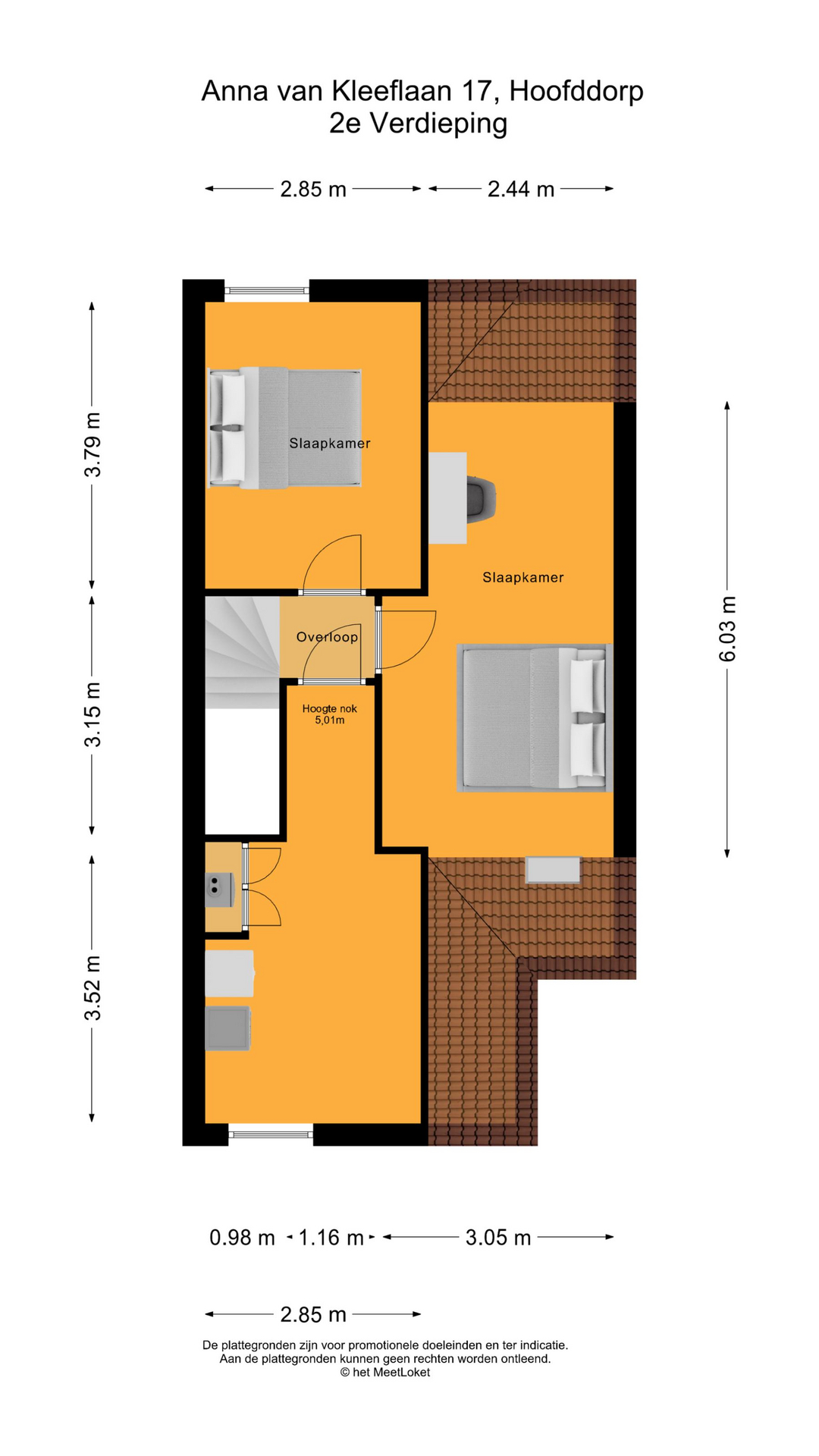 Anna van Kleeflaan 17 , 2135 VD Hoofddorp map