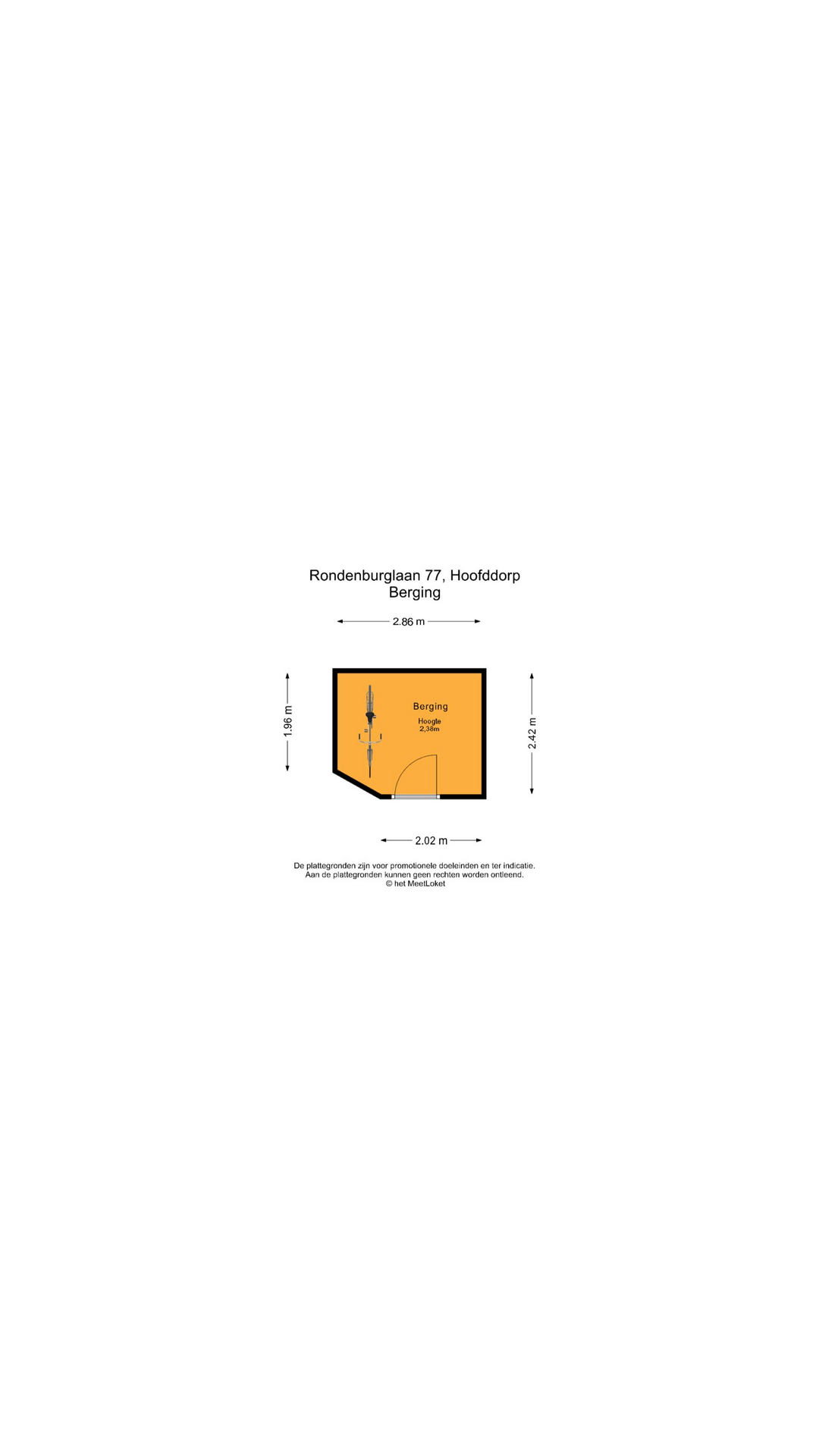 Rondenburglaan 77 , 2135 KN Hoofddorp map