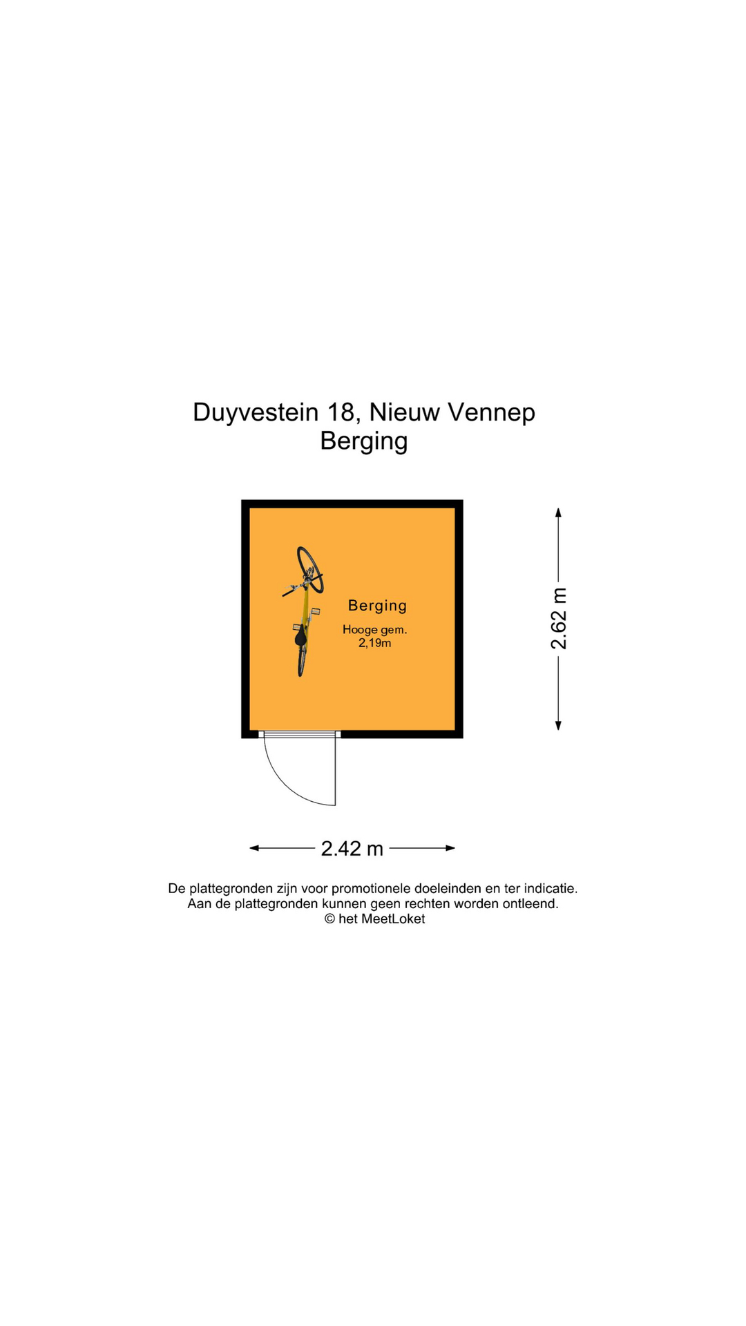 Duyvestein 18 , 2151 ER Nieuw-vennep map