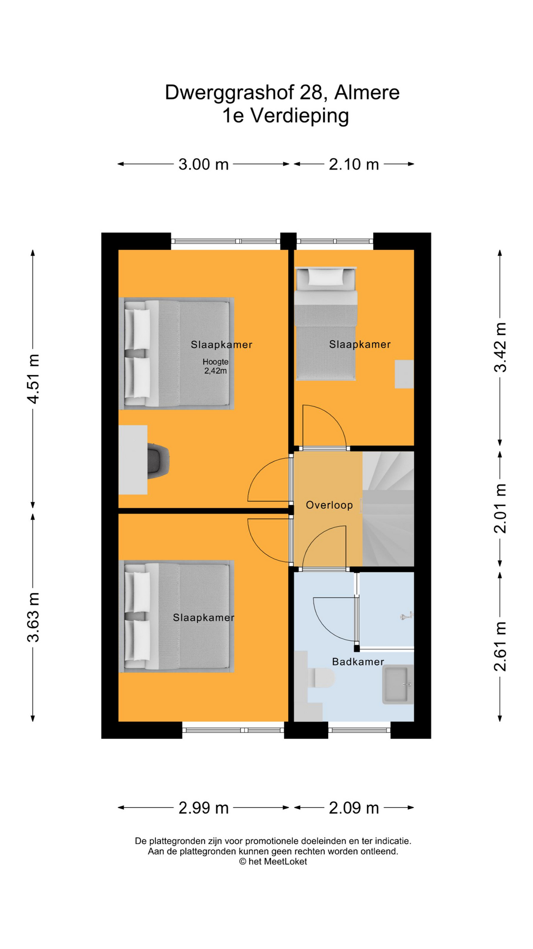 Dwerggrashof 28 , 1313 AV Almere map