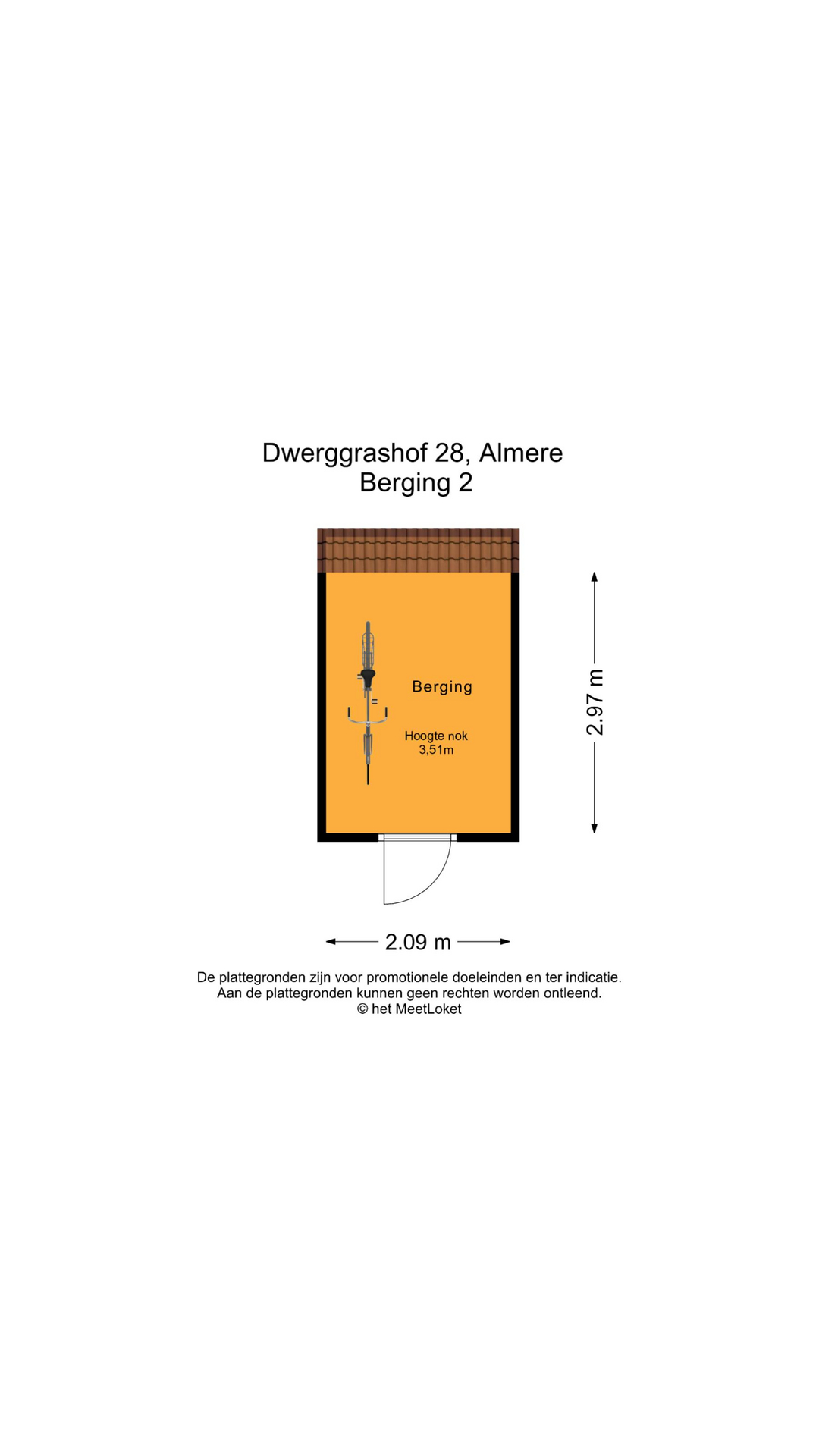 Dwerggrashof 28 , 1313 AV Almere map