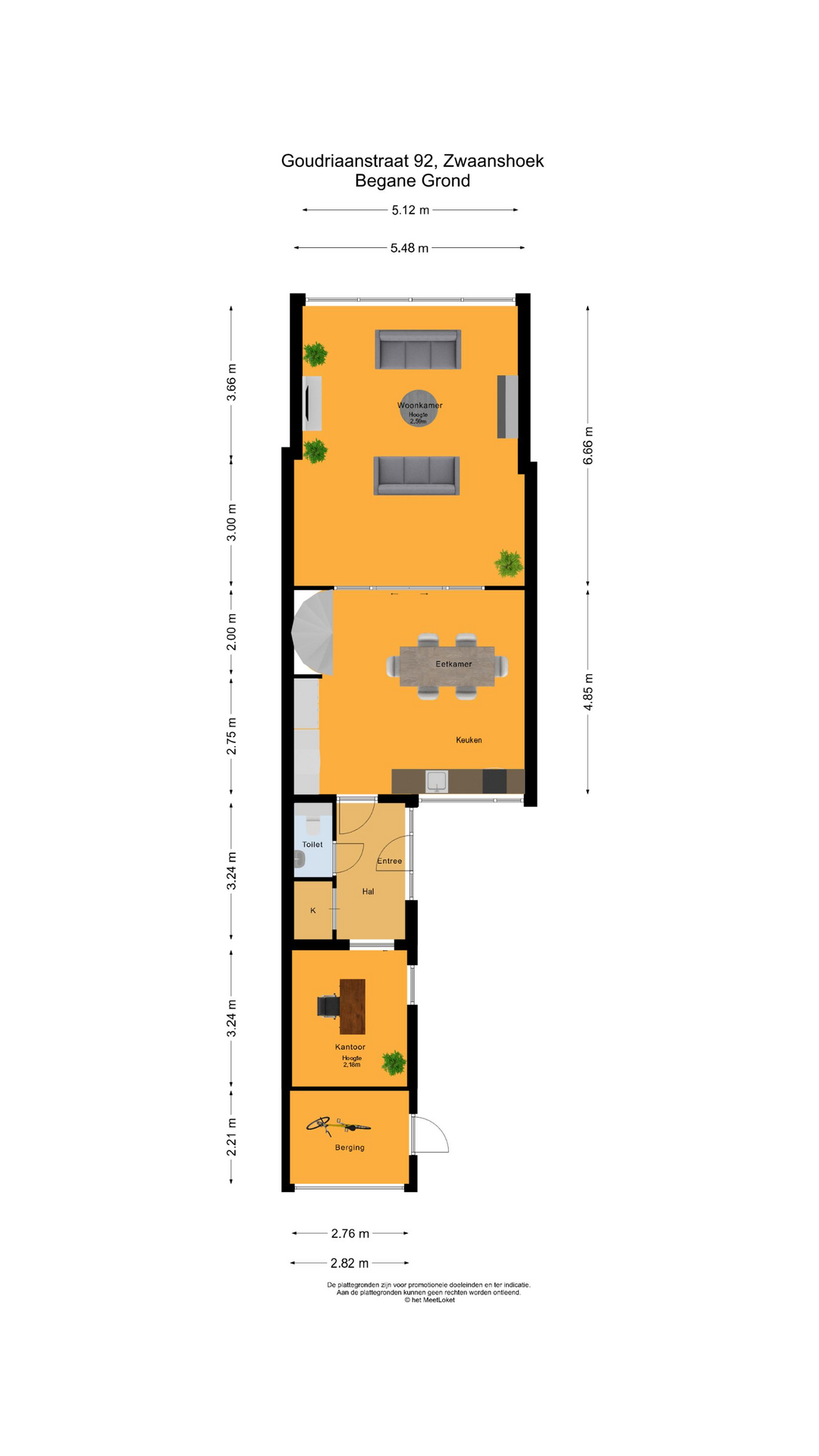 Goudriaanstraat 92 , 2136 AT Zwaanshoek map