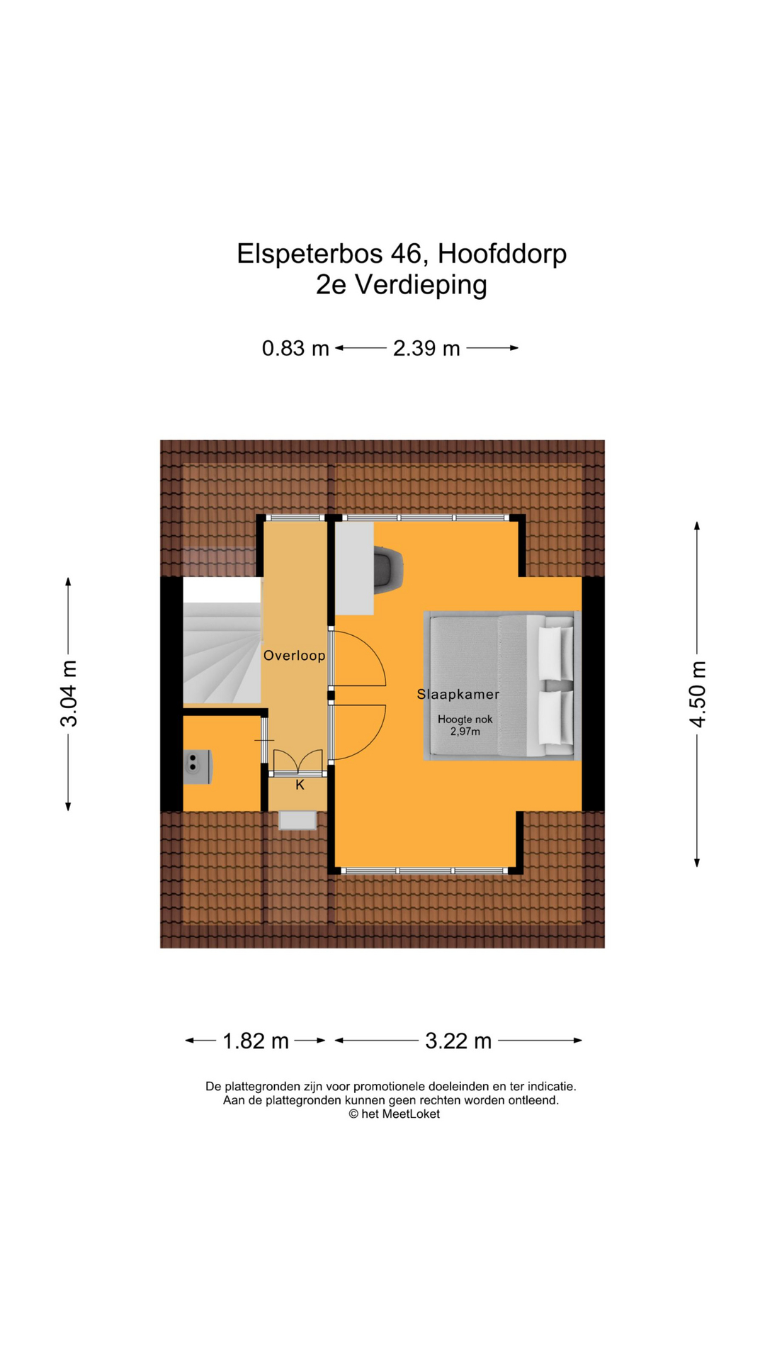 Elspeterbos 46 , 2134 LD Hoofddorp map