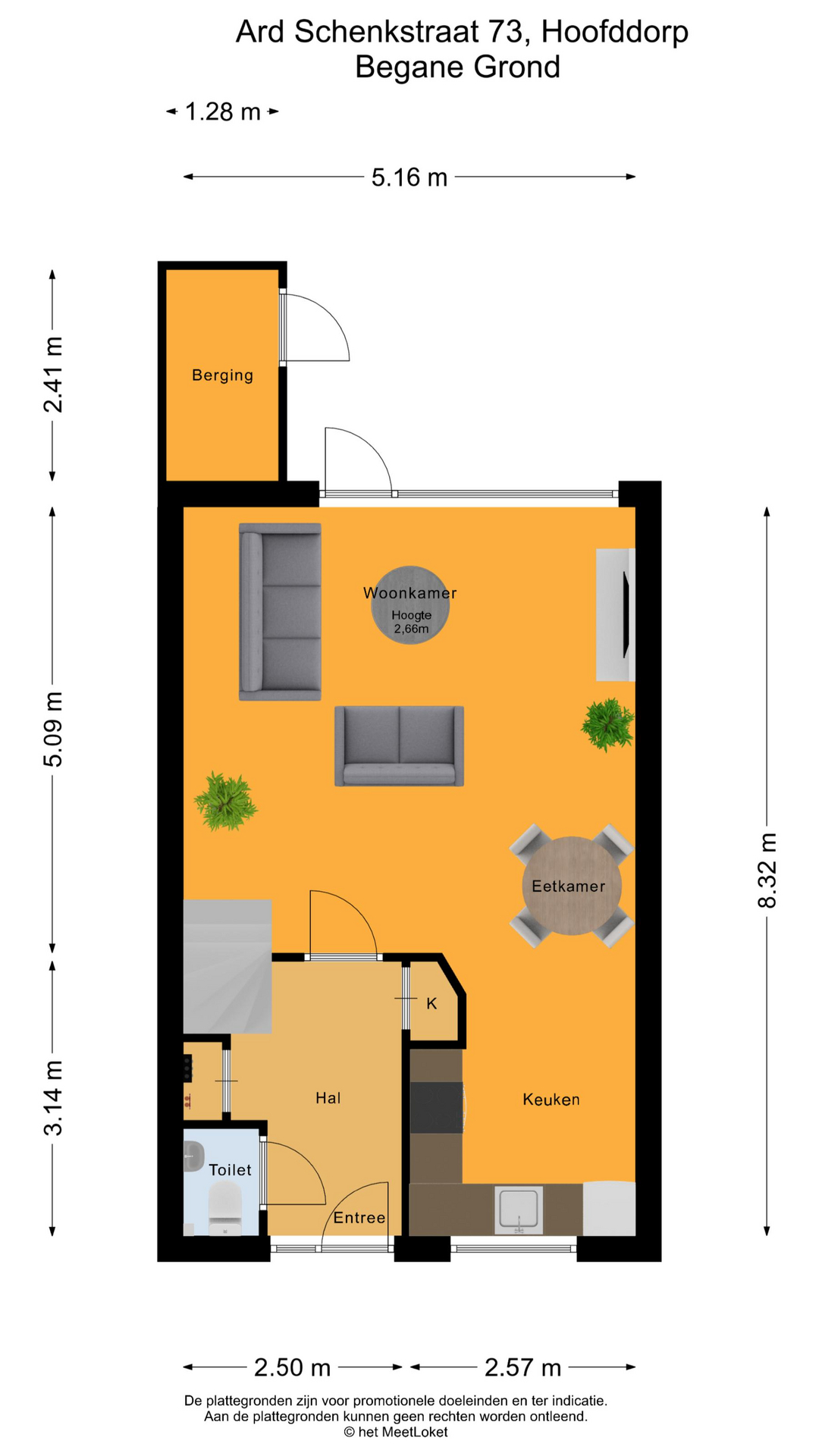 Ard Schenkstraat 73 , 2134 CK Hoofddorp map