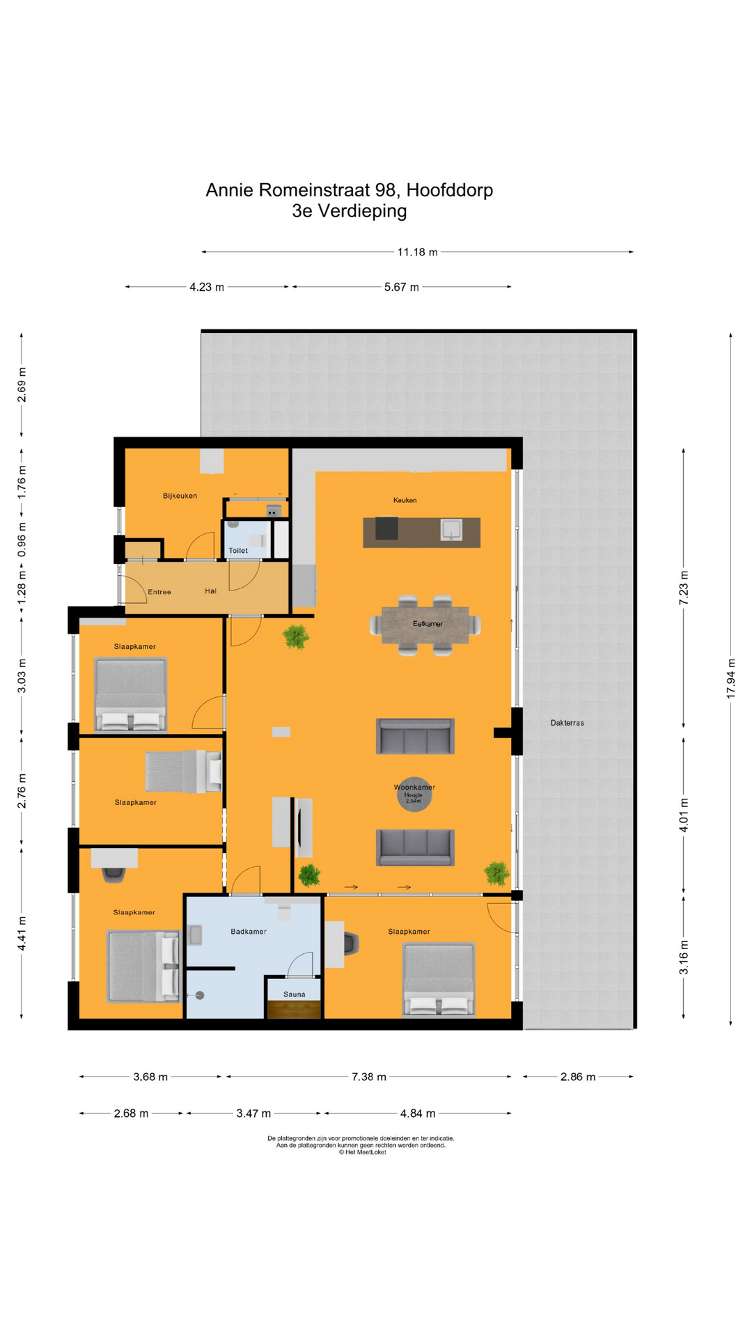 Annie Romeinstraat 98 , 2135 SJ Hoofddorp map