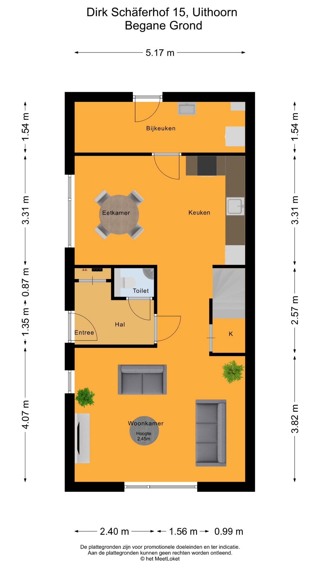 Dirk Schaferhof 15 , 1421 KG Uithoorn map