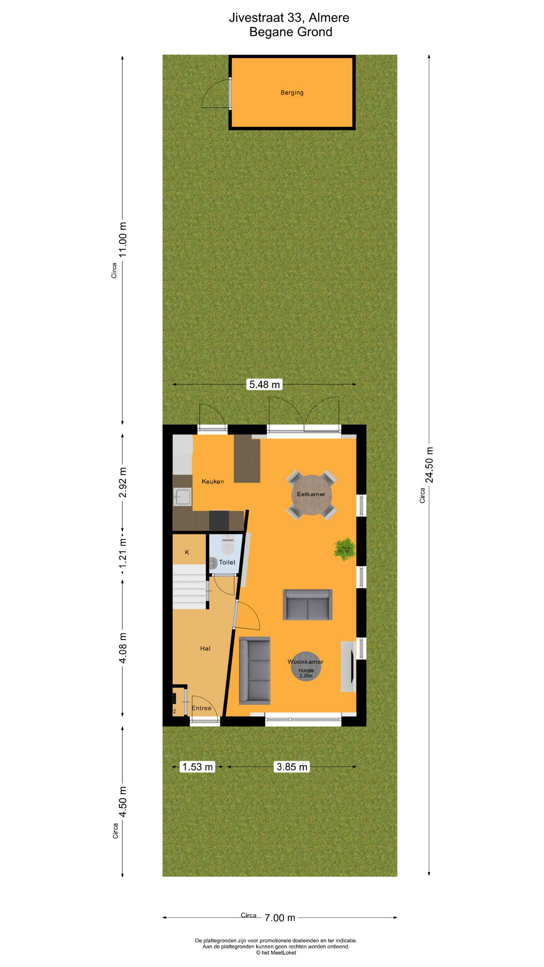 Jivestraat 33 , 1326 PJ Almere map