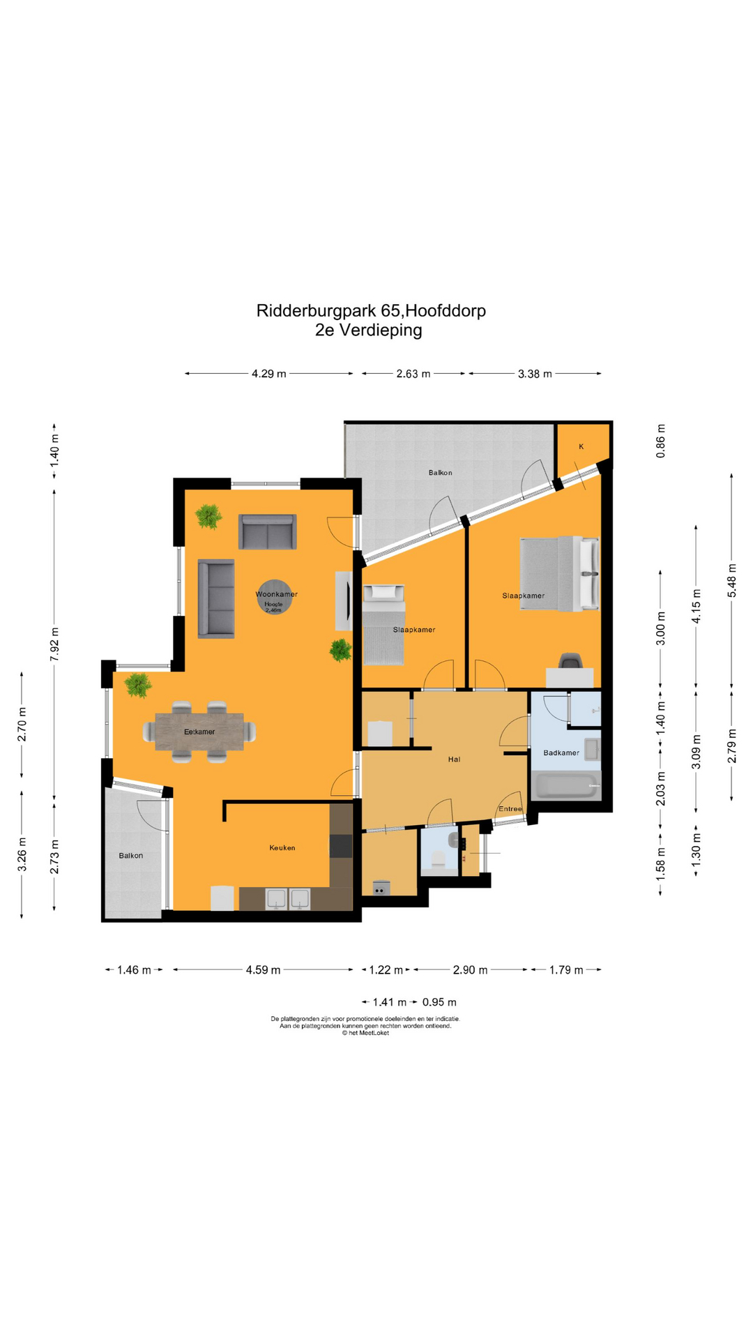 Ridderburgpark 65 , 2135 KT Hoofddorp map