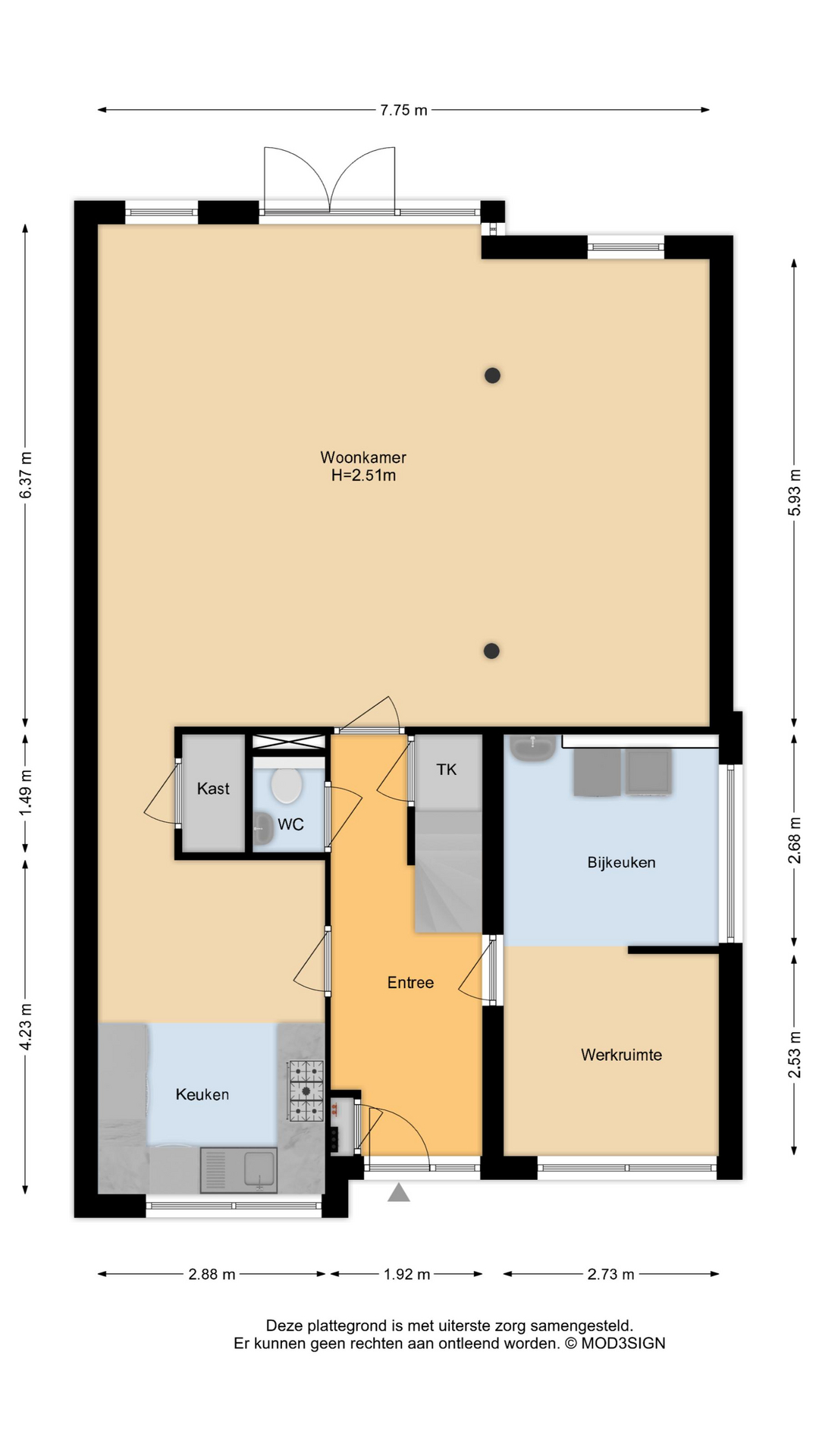 Duinbeek 63 , 2134 VT Hoofddorp map