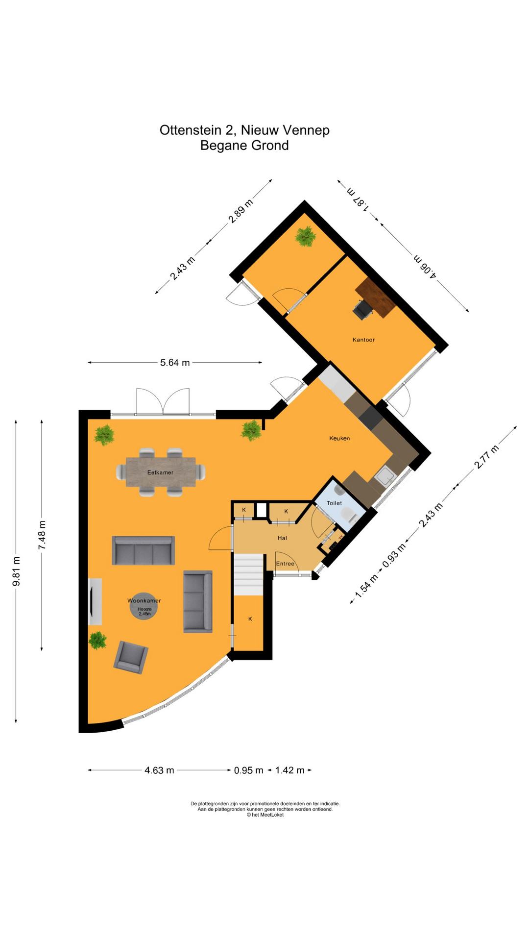 Ottenstein 2 , 2151 HP Nieuw-vennep map