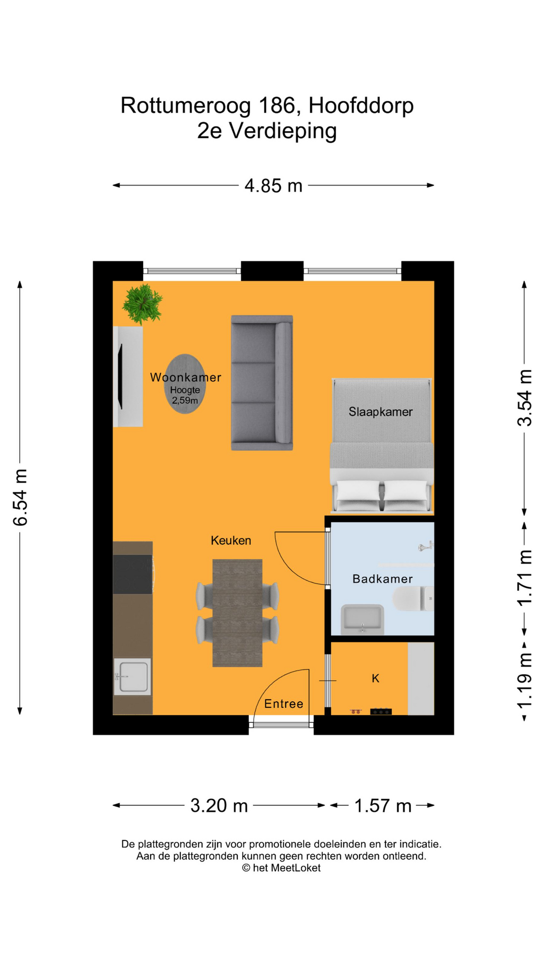 Rottumeroog 186 , 2134 ZR Hoofddorp map