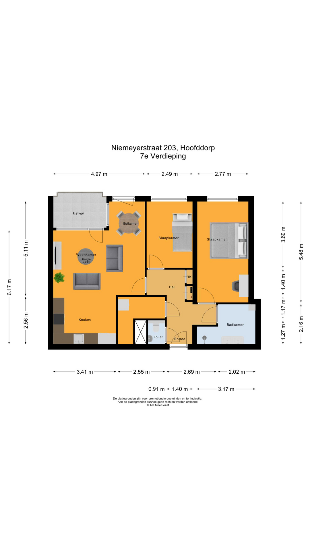 Niemeyerstraat 203 , 2132 HE Hoofddorp map