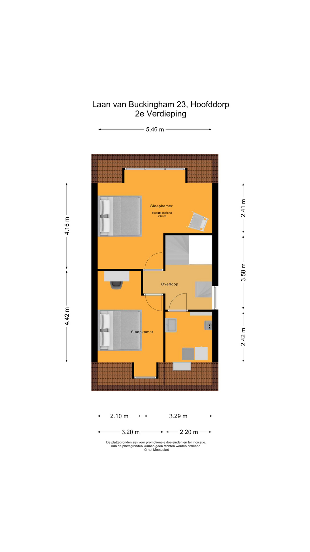 Laan van Buckingham 23 , 2135 XB Hoofddorp map