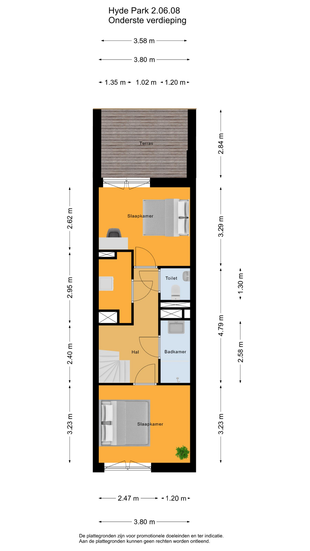 Knightsbridge Hyde Park huis 2 type 7 0 ong, 2132 HN Hoofddorp map