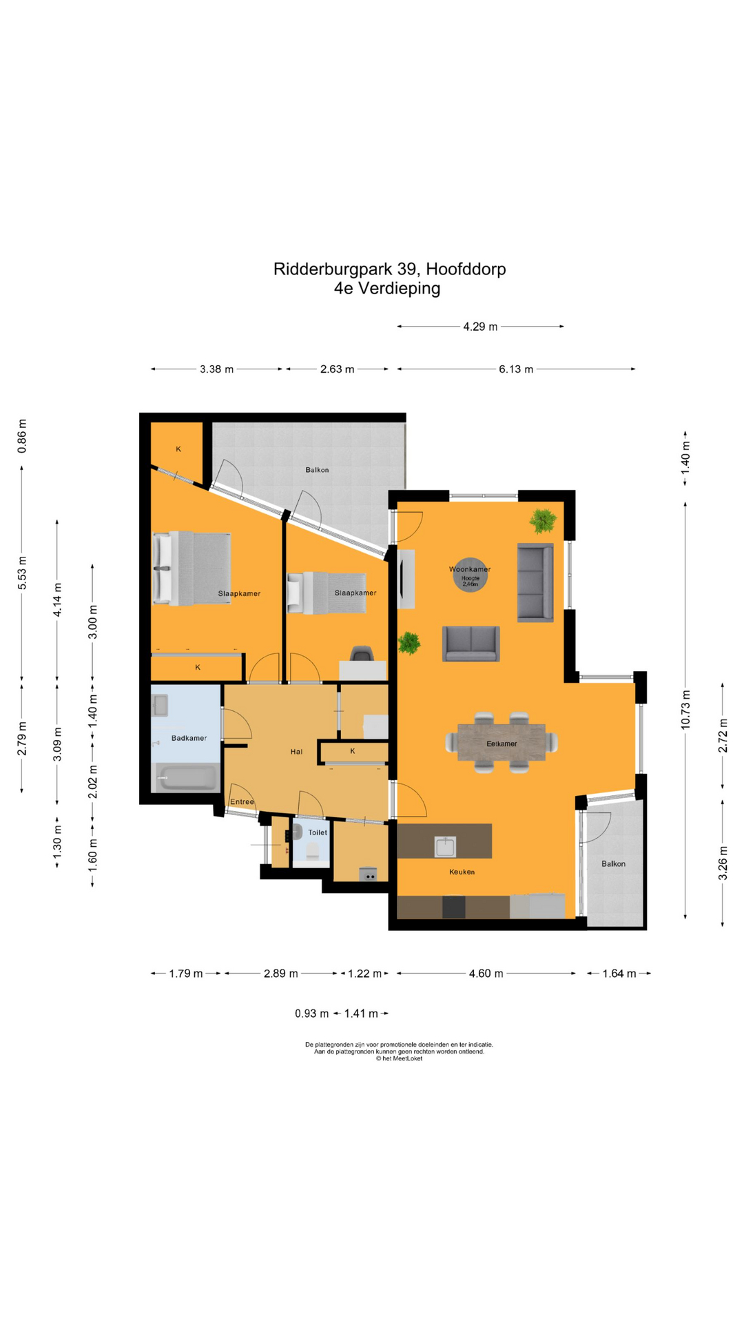 Ridderburgpark 39 , 2135 KS Hoofddorp map