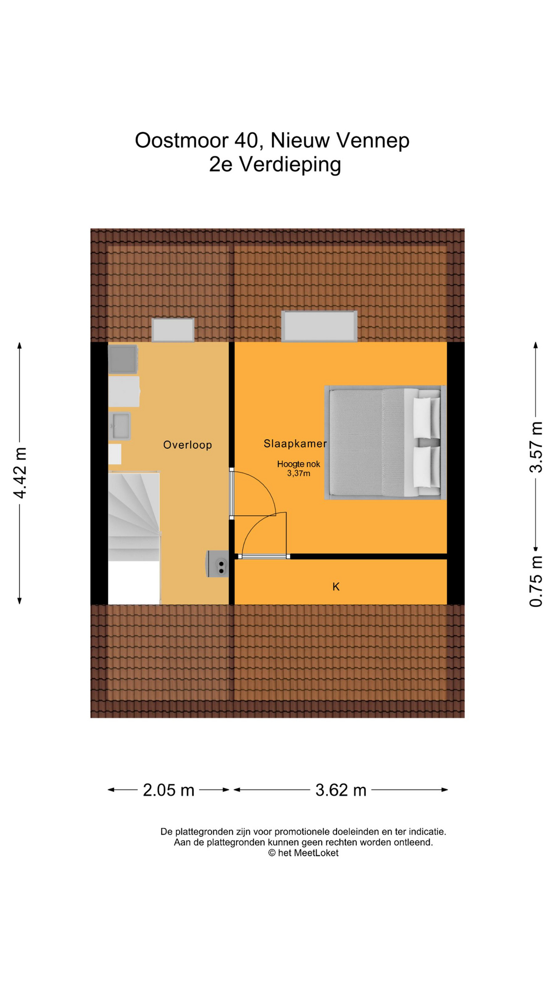 Oostmoor 40 , 2151 VC Nieuw-vennep map