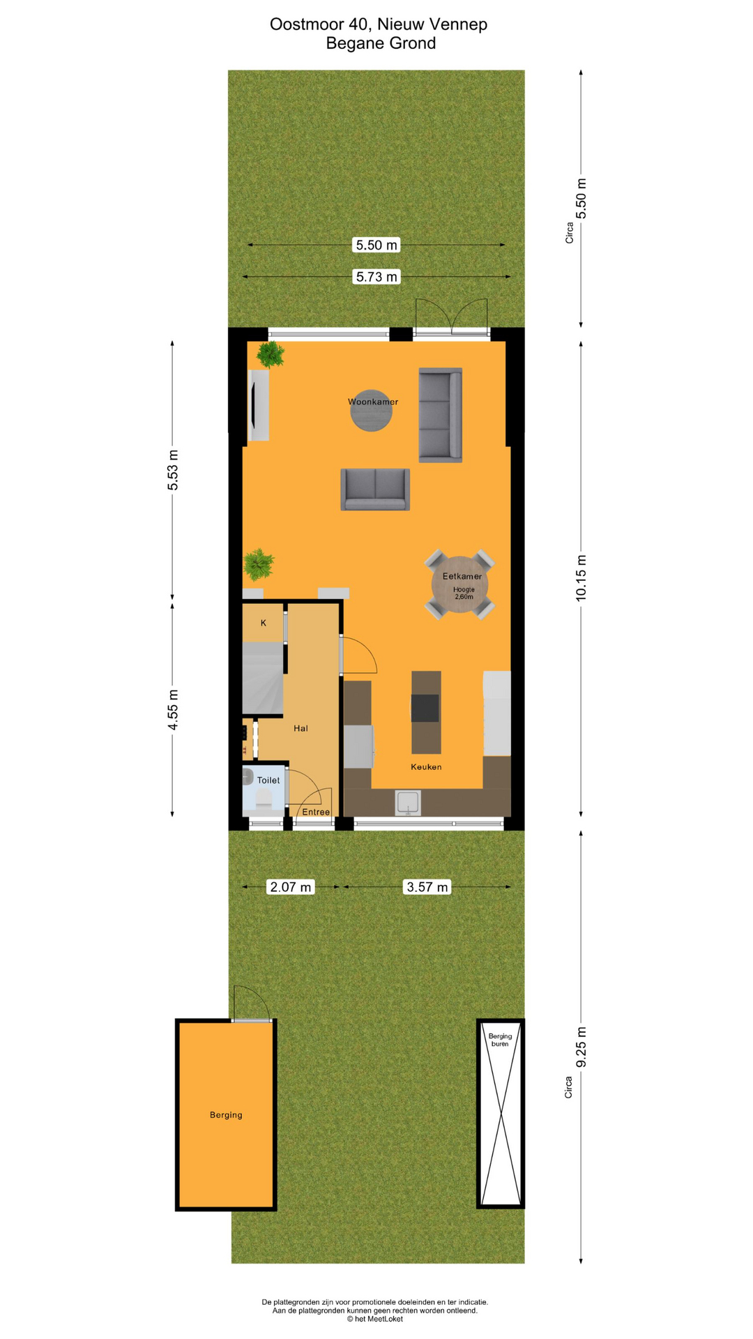 Oostmoor 40 , 2151 VC Nieuw-vennep map