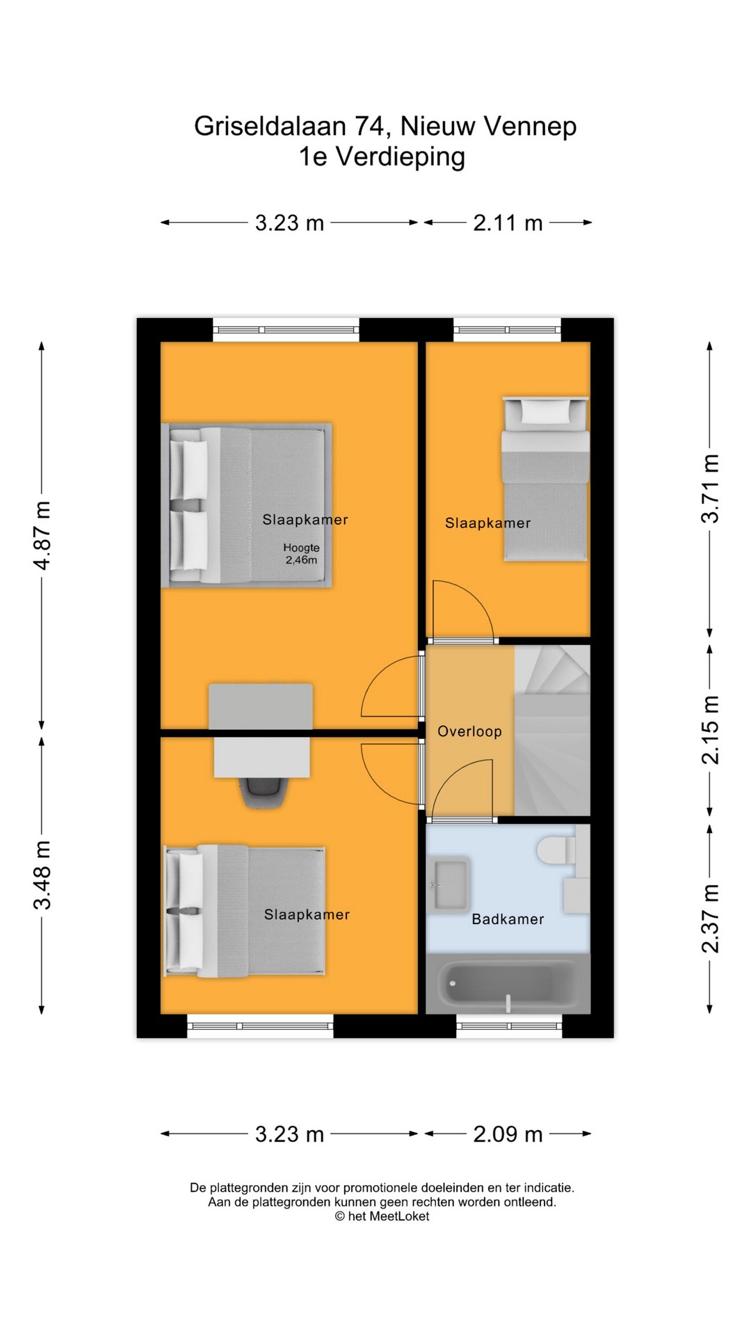 Griseldalaan 74 , 2152 JB Nieuw-vennep map