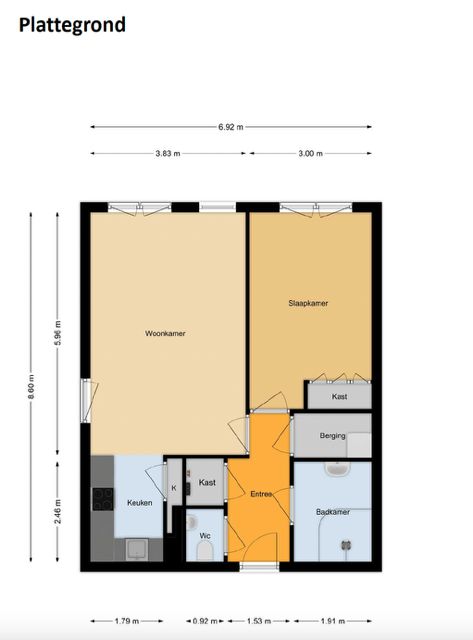 Bellevuelaan 317 , 2012 BX Haarlem map